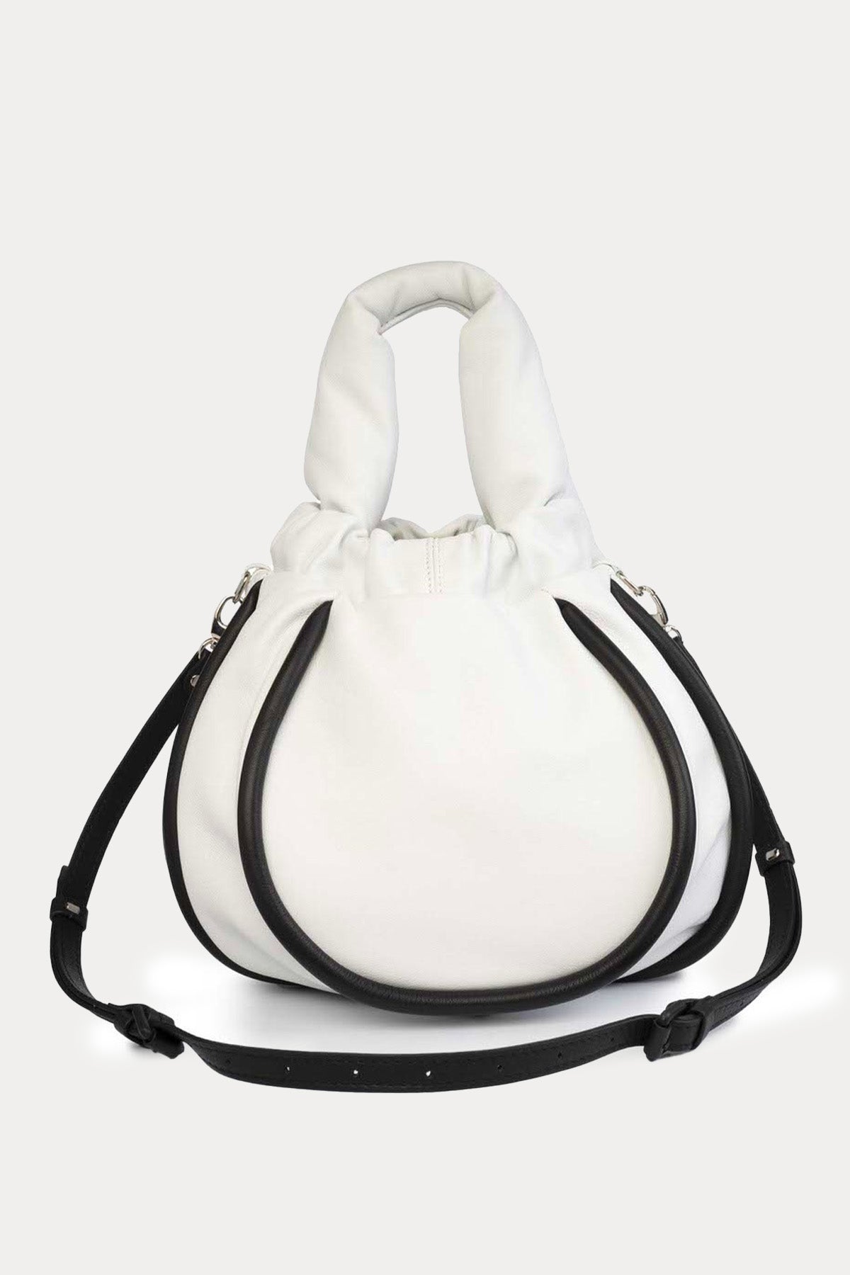 Vic Matie Büzgülü Deri Çanta-Libas Trendy Fashion Store