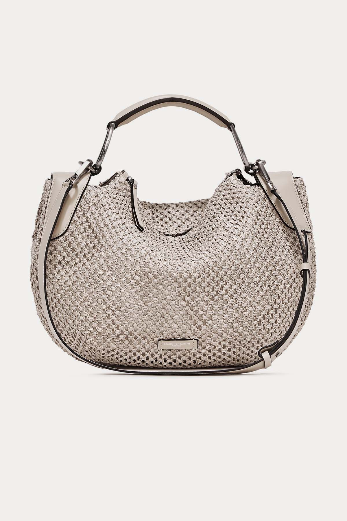 Gianni Chiarini Alicudi Rafya Örgü Omuz Çantası-Libas Trendy Fashion Store