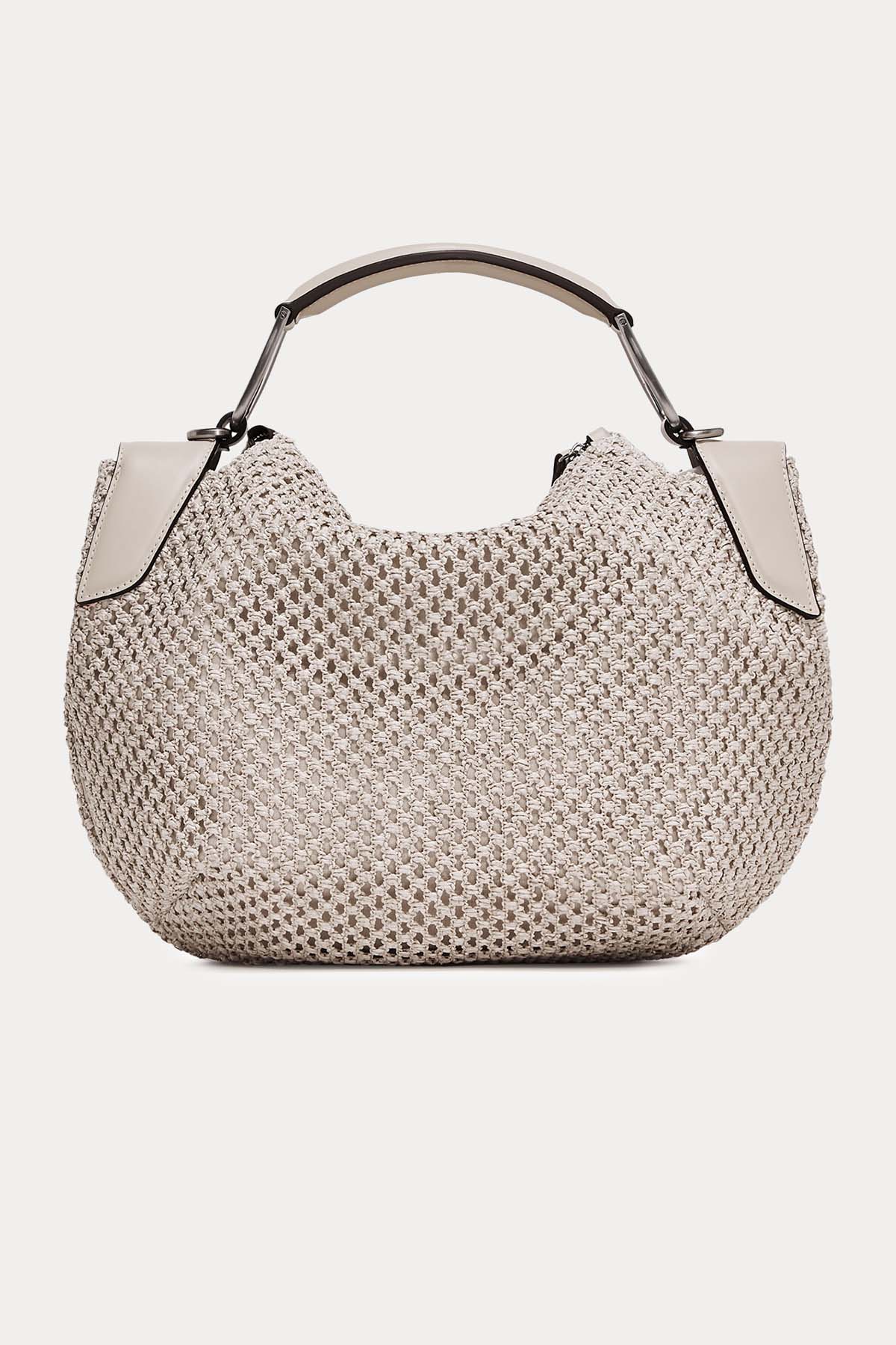 Gianni Chiarini Alicudi Rafya Örgü Omuz Çantası-Libas Trendy Fashion Store