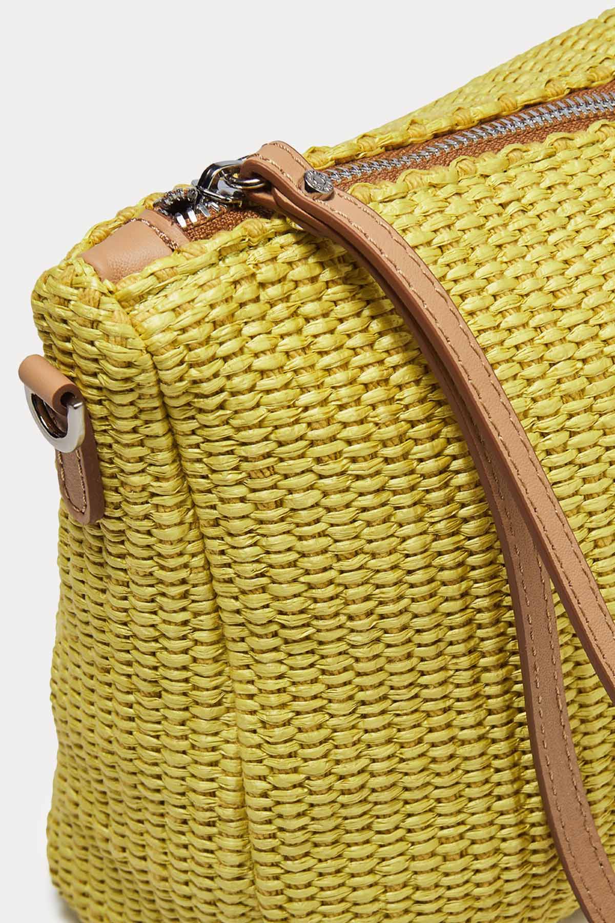 Gianni Chiarini Nora Pouch Rafya Örgü Clutch Çanta-Libas Trendy Fashion Store