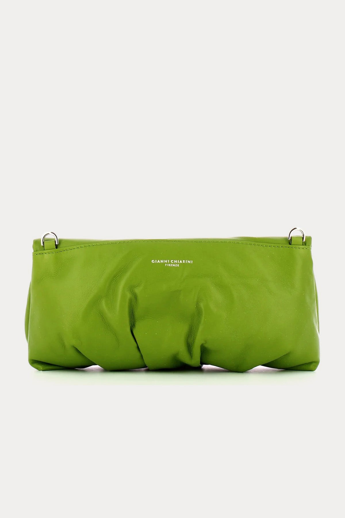 Gianni Chiarini Cherry Büzgülü Deri Clutch Çanta-Libas Trendy Fashion Store