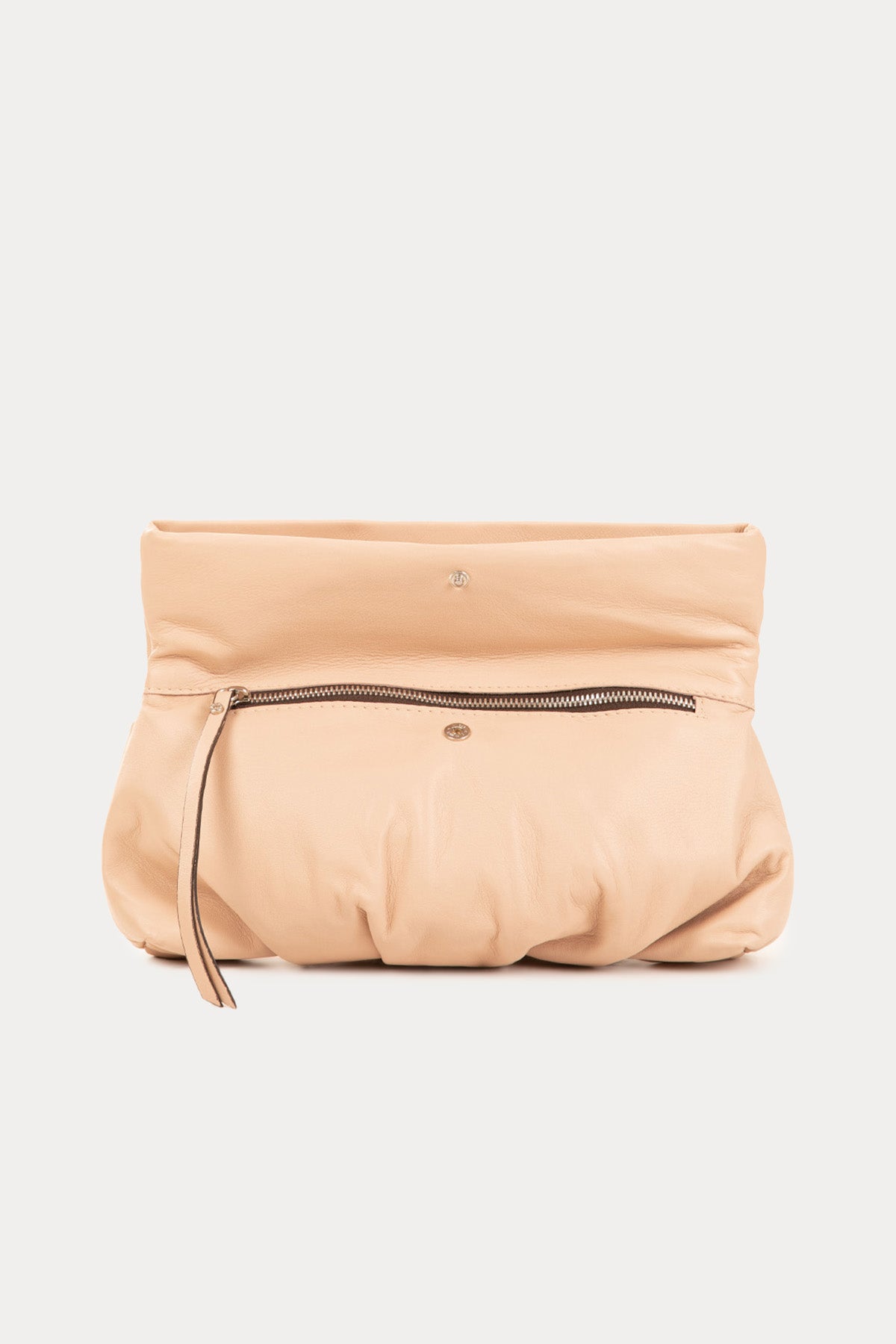 Gianni Chiarini Cherry Büzgülü Deri Clutch Çanta-Libas Trendy Fashion Store