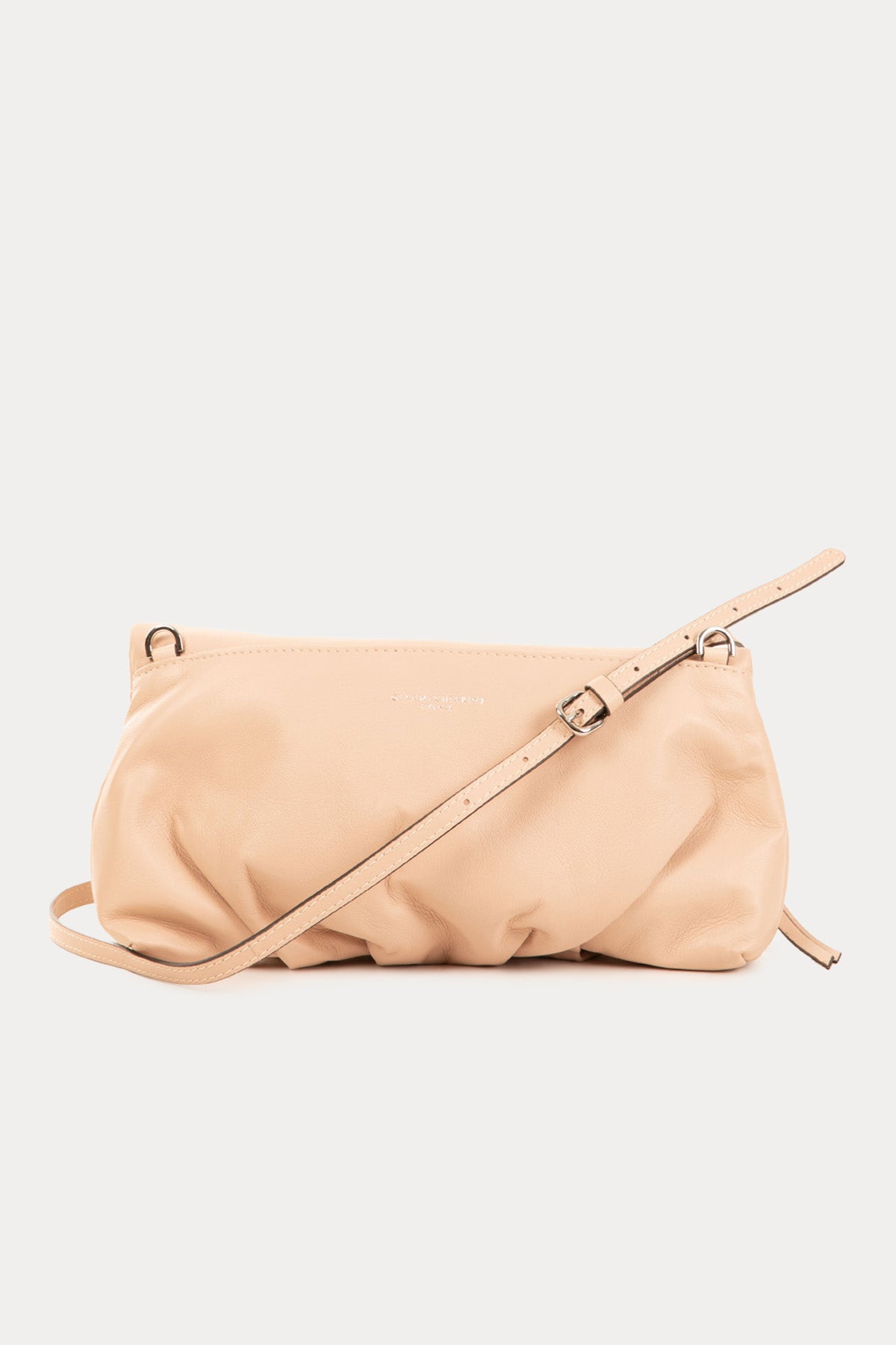 Gianni Chiarini Cherry Büzgülü Deri Clutch Çanta-Libas Trendy Fashion Store