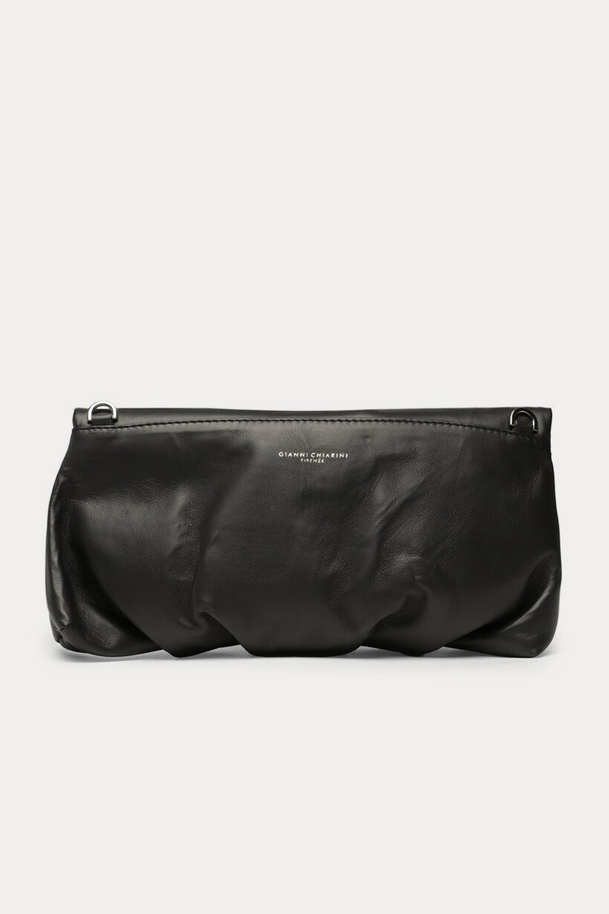 Gianni Chiarini Cherry Büzgülü Deri Clutch Çanta-Libas Trendy Fashion Store