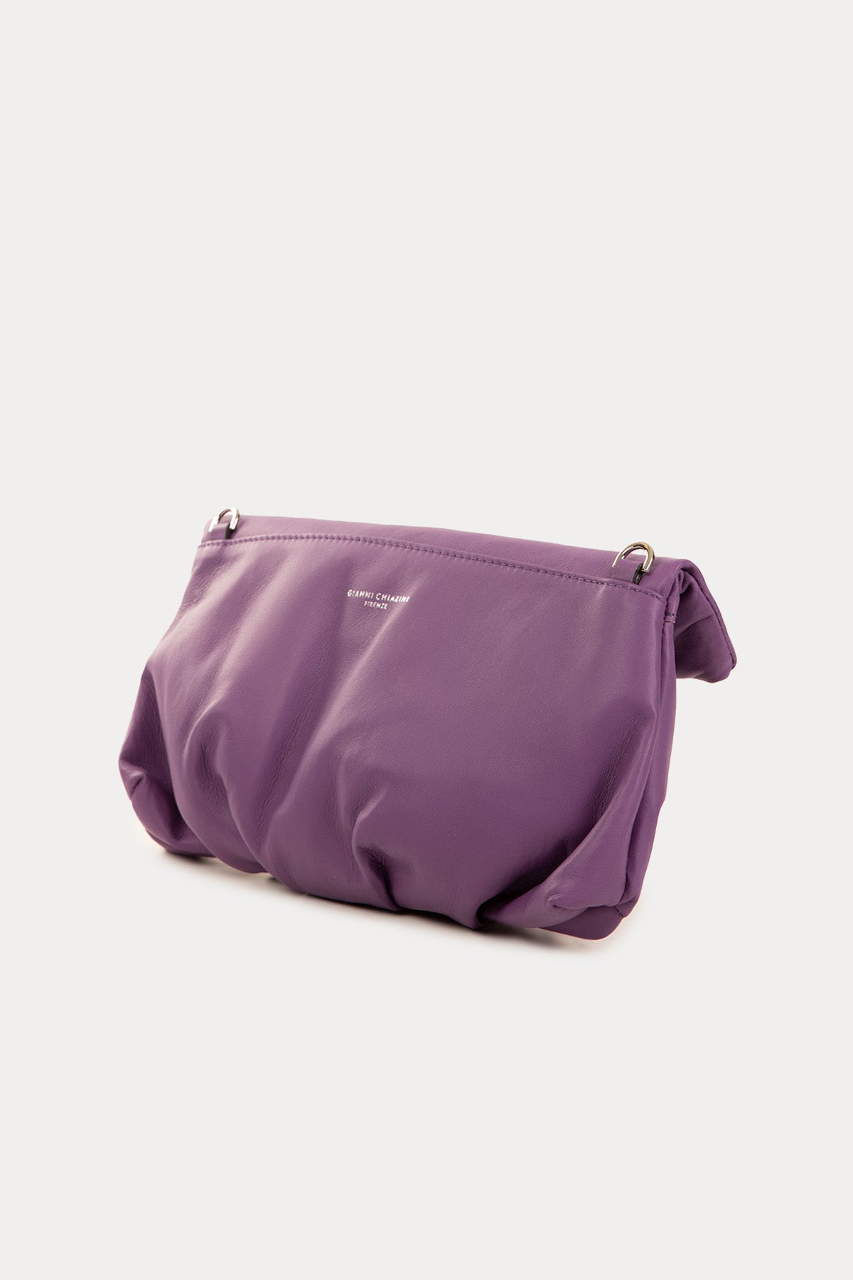 Gianni Chiarini Cherry Büzgülü Deri Clutch Çanta-Libas Trendy Fashion Store