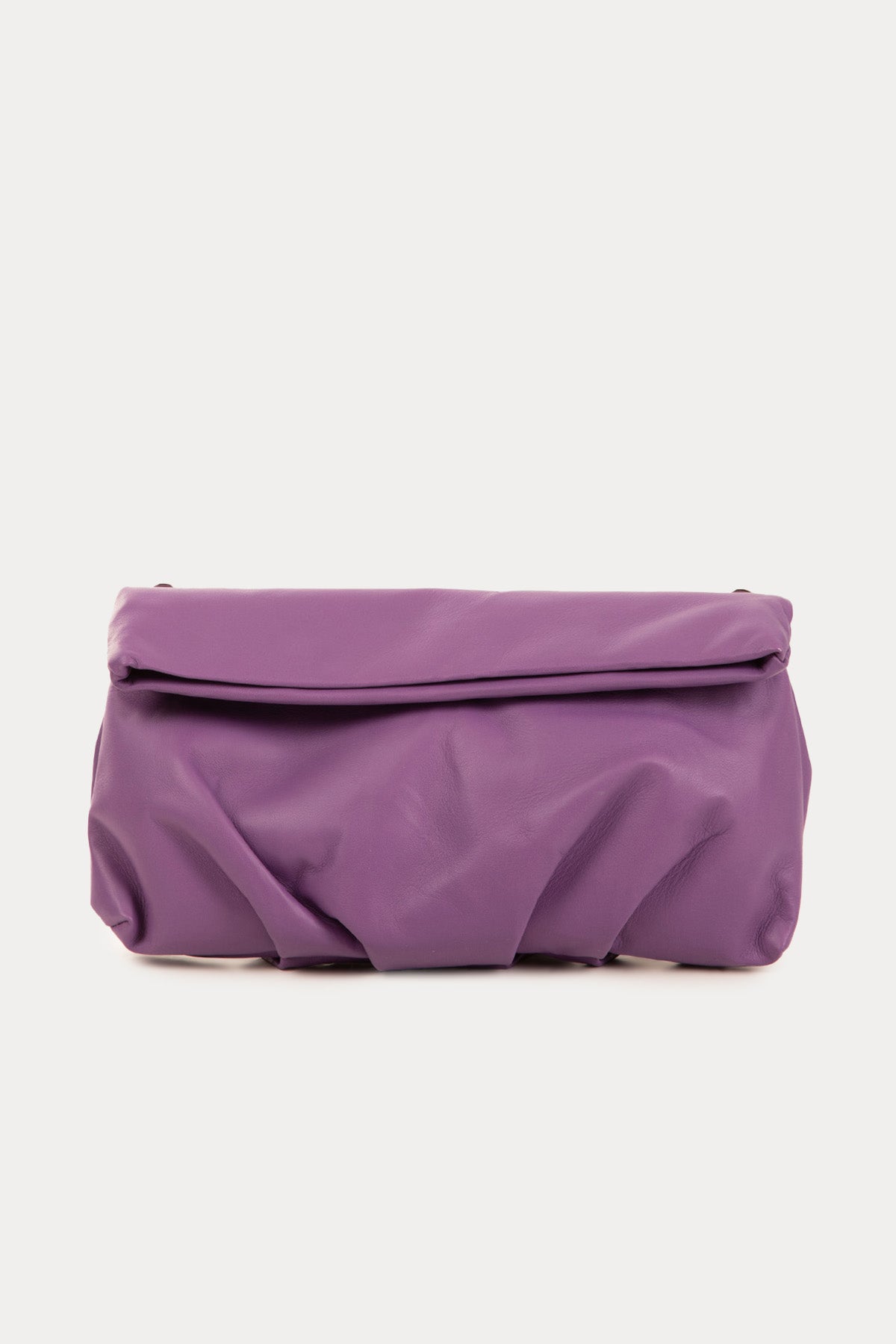 Gianni Chiarini Cherry Büzgülü Deri Clutch Çanta-Libas Trendy Fashion Store