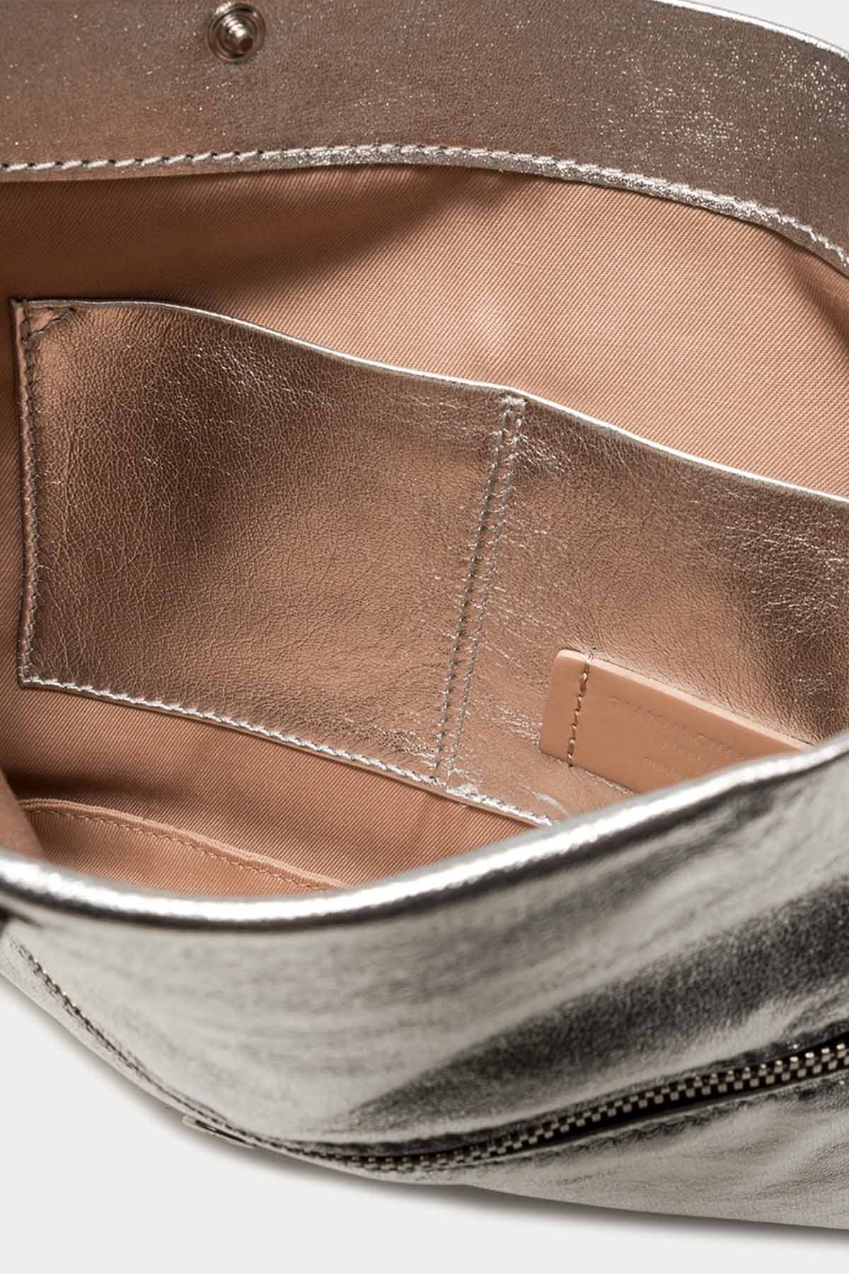 Gianni Chiarini Cherry Parlak Deri Clutch Çanta-Libas Trendy Fashion Store