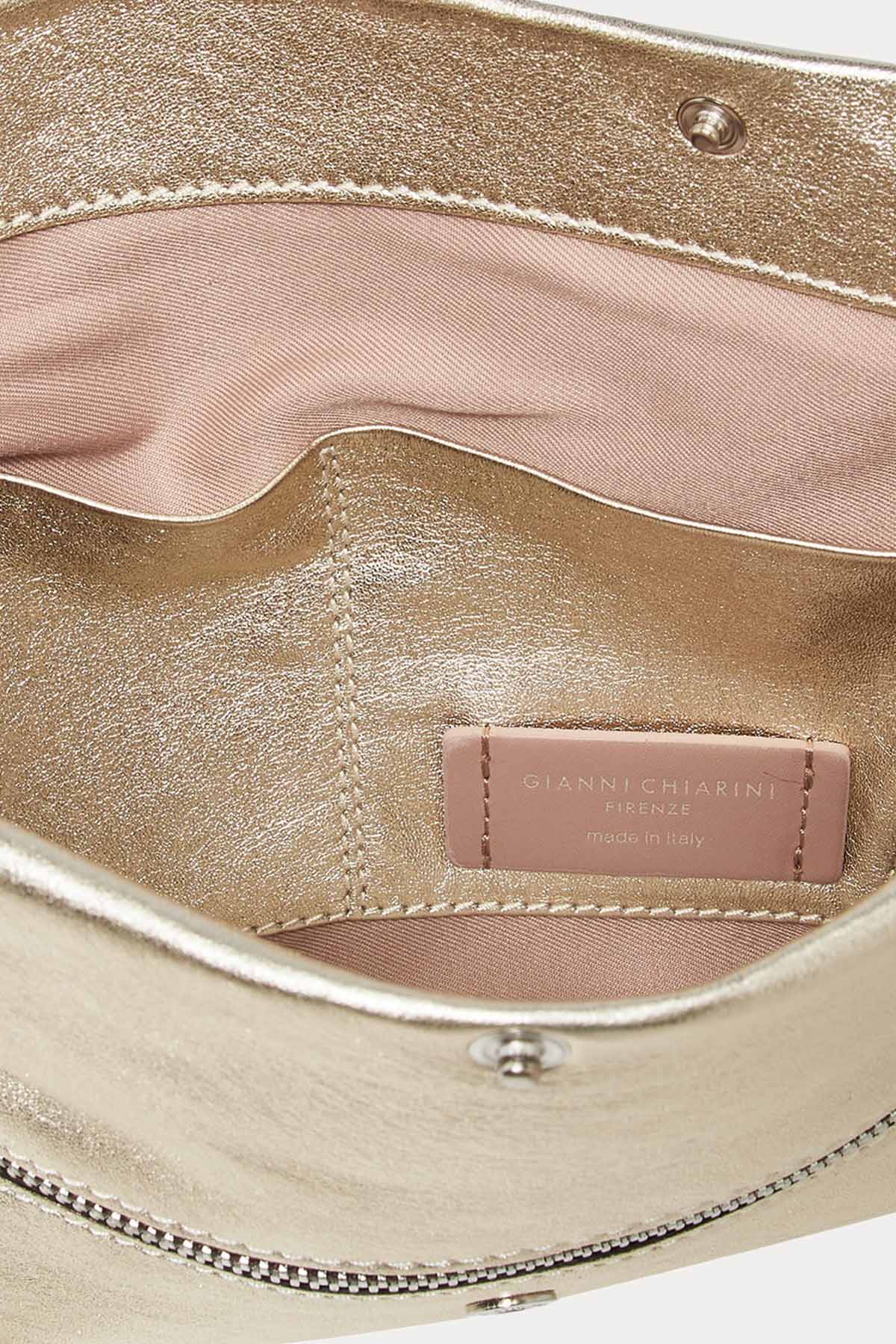 Gianni Chiarini Cherry Parlak Deri Clutch Çanta-Libas Trendy Fashion Store