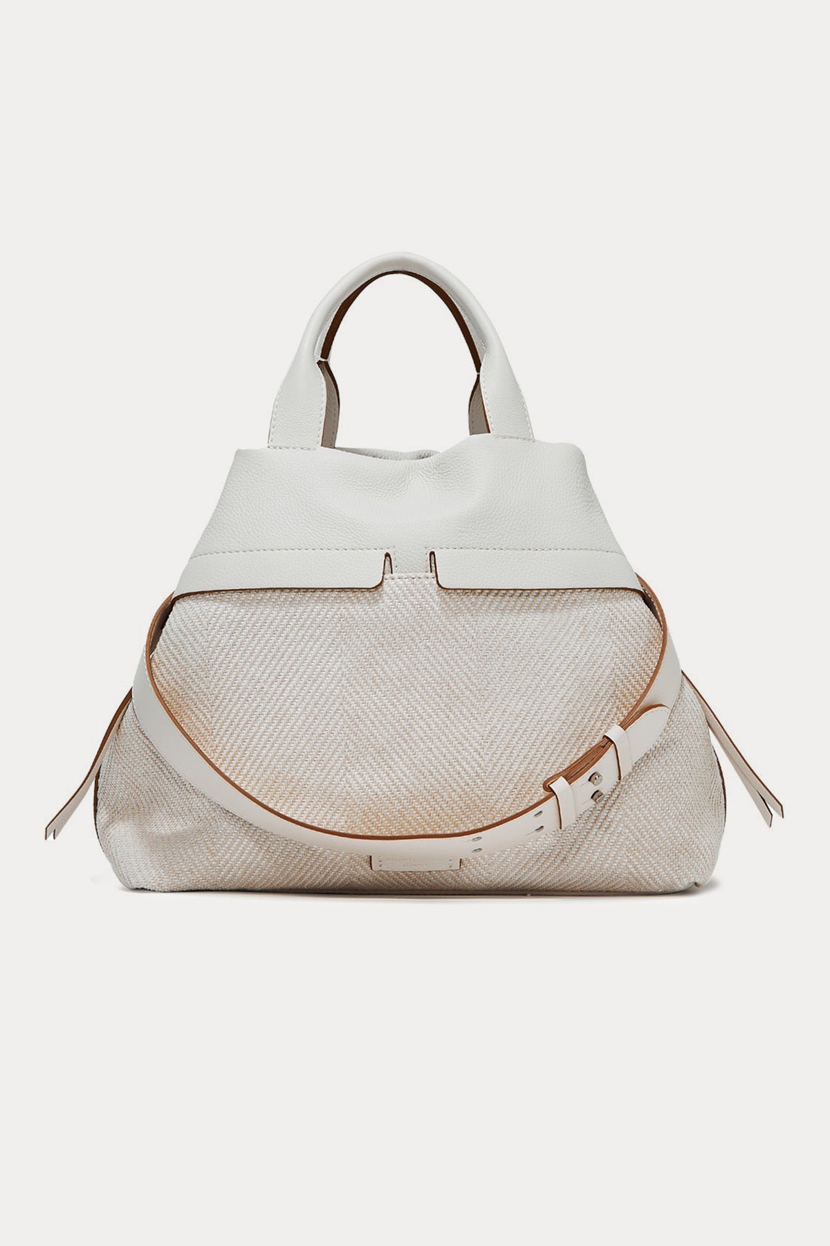 Gianni Chiarini Duna Deri Kombinasyonlu Rafya Örgü Çanta-Libas Trendy Fashion Store