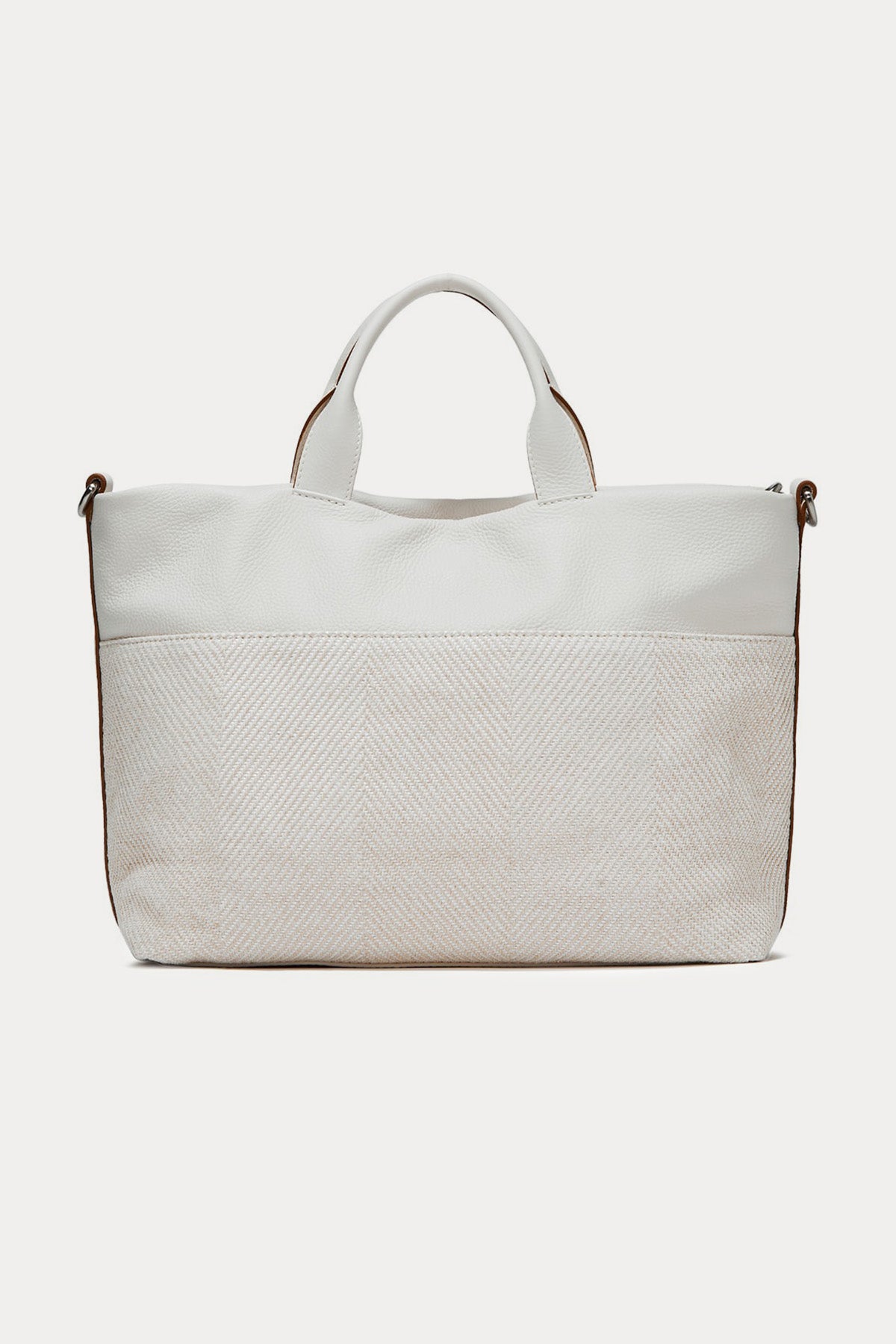 Gianni Chiarini Duna Deri Kombinasyonlu Rafya Örgü Çanta-Libas Trendy Fashion Store