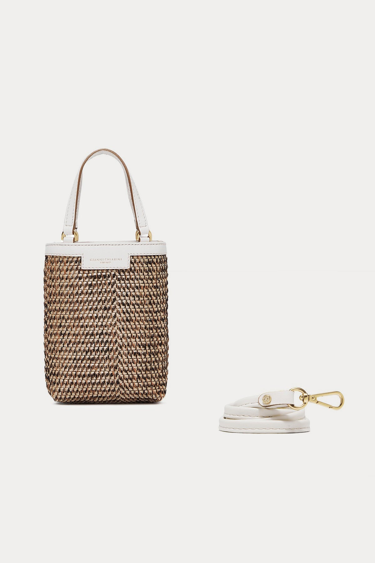 Gianni Chiarini Camilla Mini Rafya Örgü Bucket Çanta-Libas Trendy Fashion Store