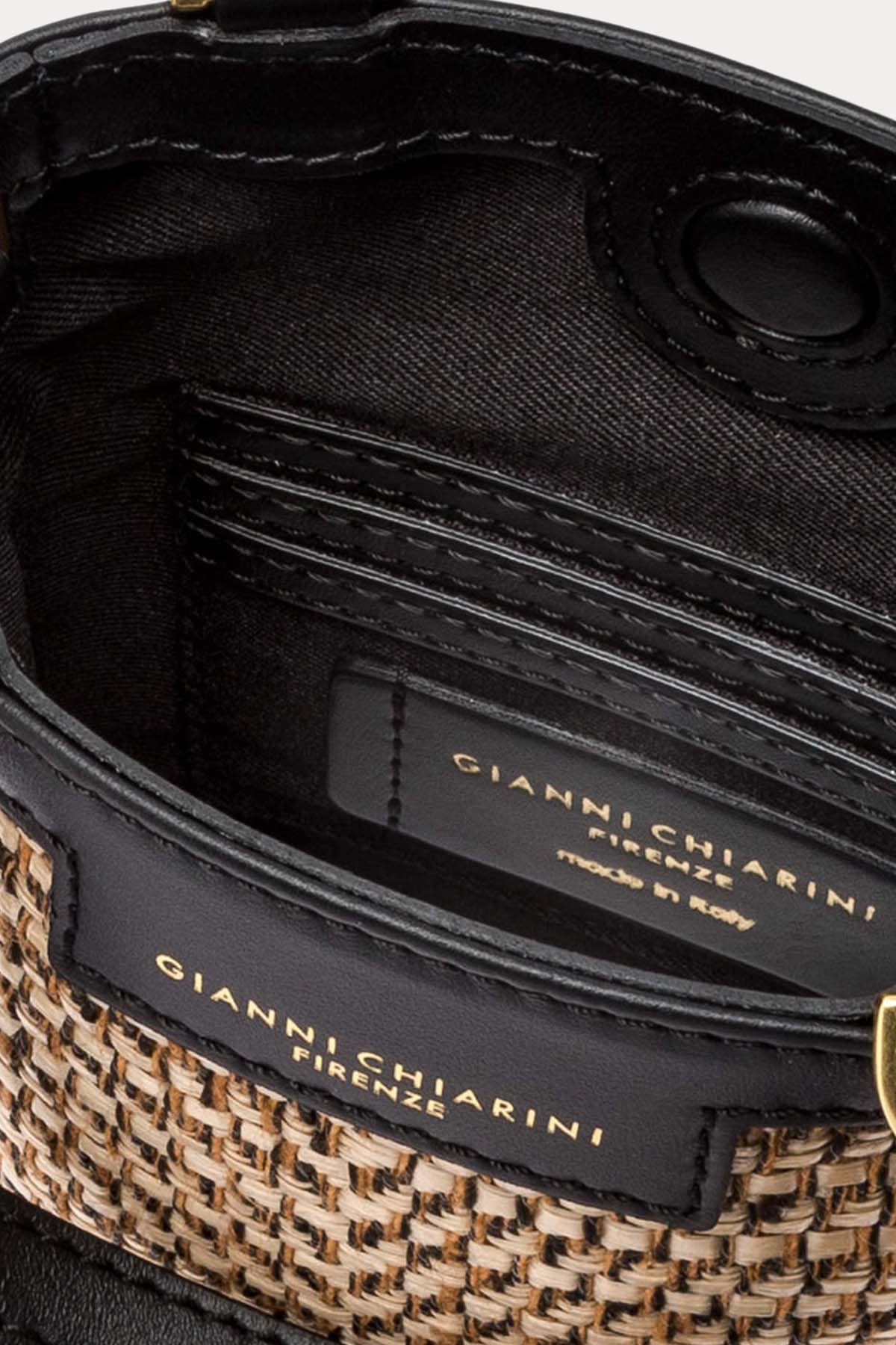 Gianni Chiarini Camilla Mini Rafya Örgü Bucket Çanta-Libas Trendy Fashion Store