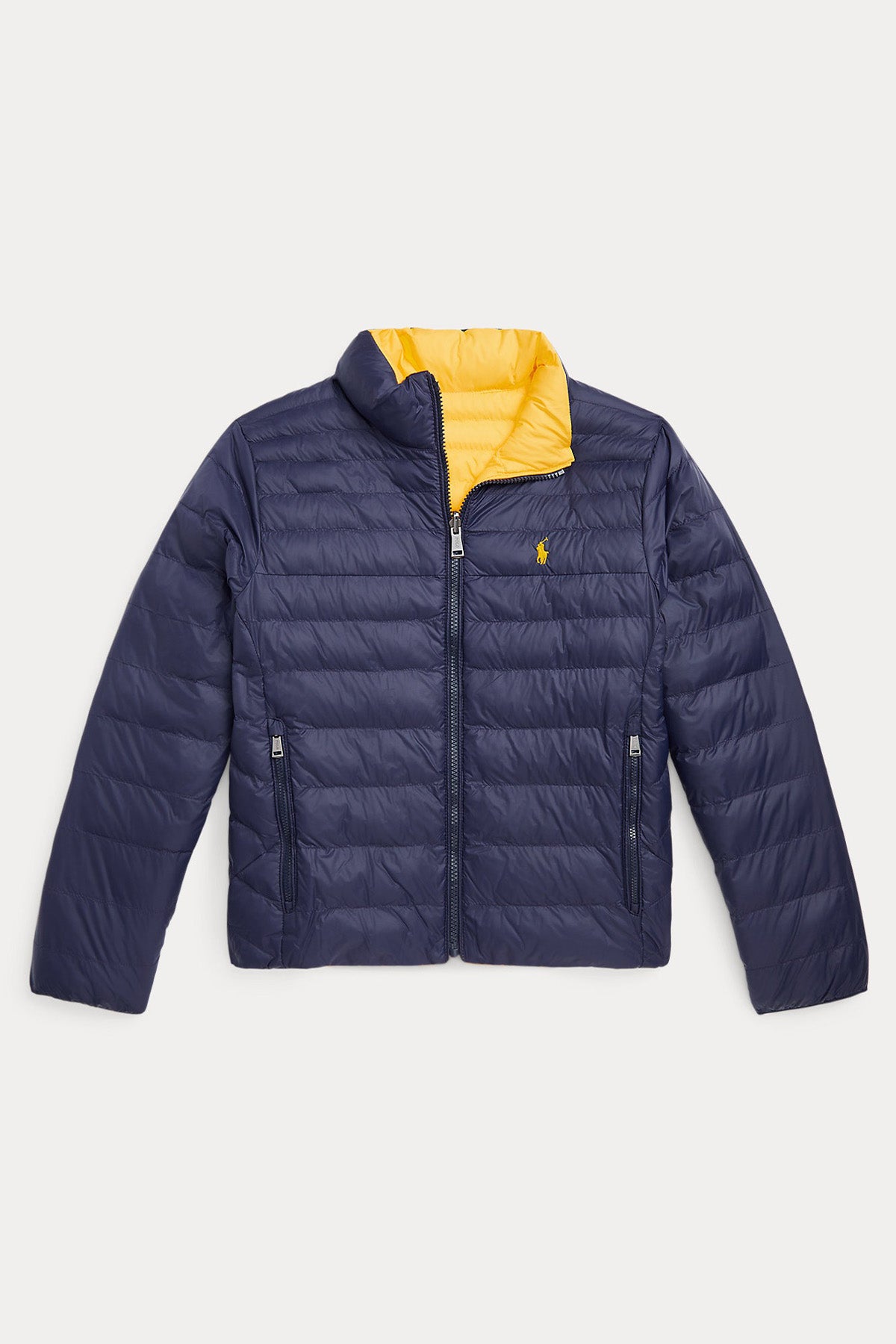 Polo Ralph Lauren Kids S-L Beden Erkek Çocuk Çift Taraflı Puffer Mont-Libas Trendy Fashion Store