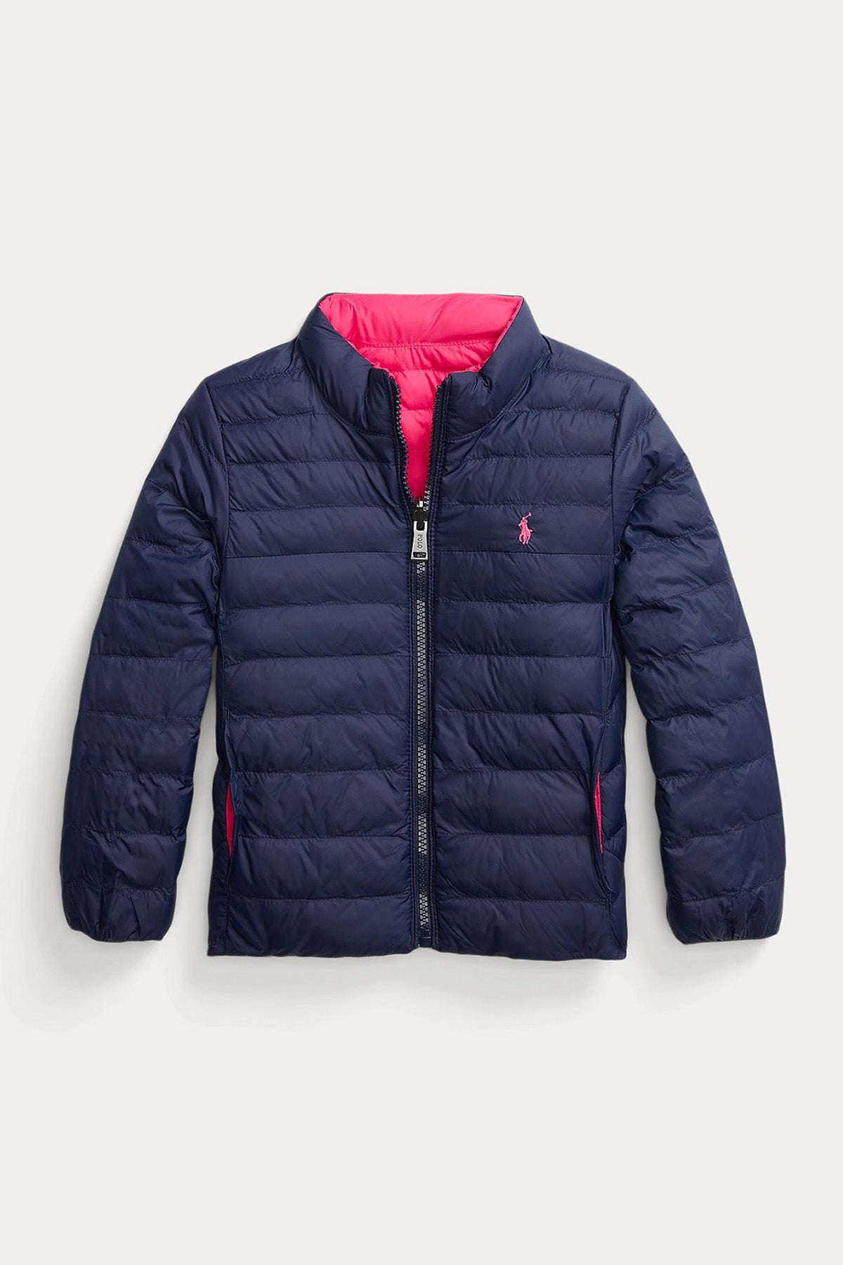 Polo Ralph Lauren Kids 5-7 Yaş Kız Çocuk Çift Taraflı Puffer Mont-Libas Trendy Fashion Store