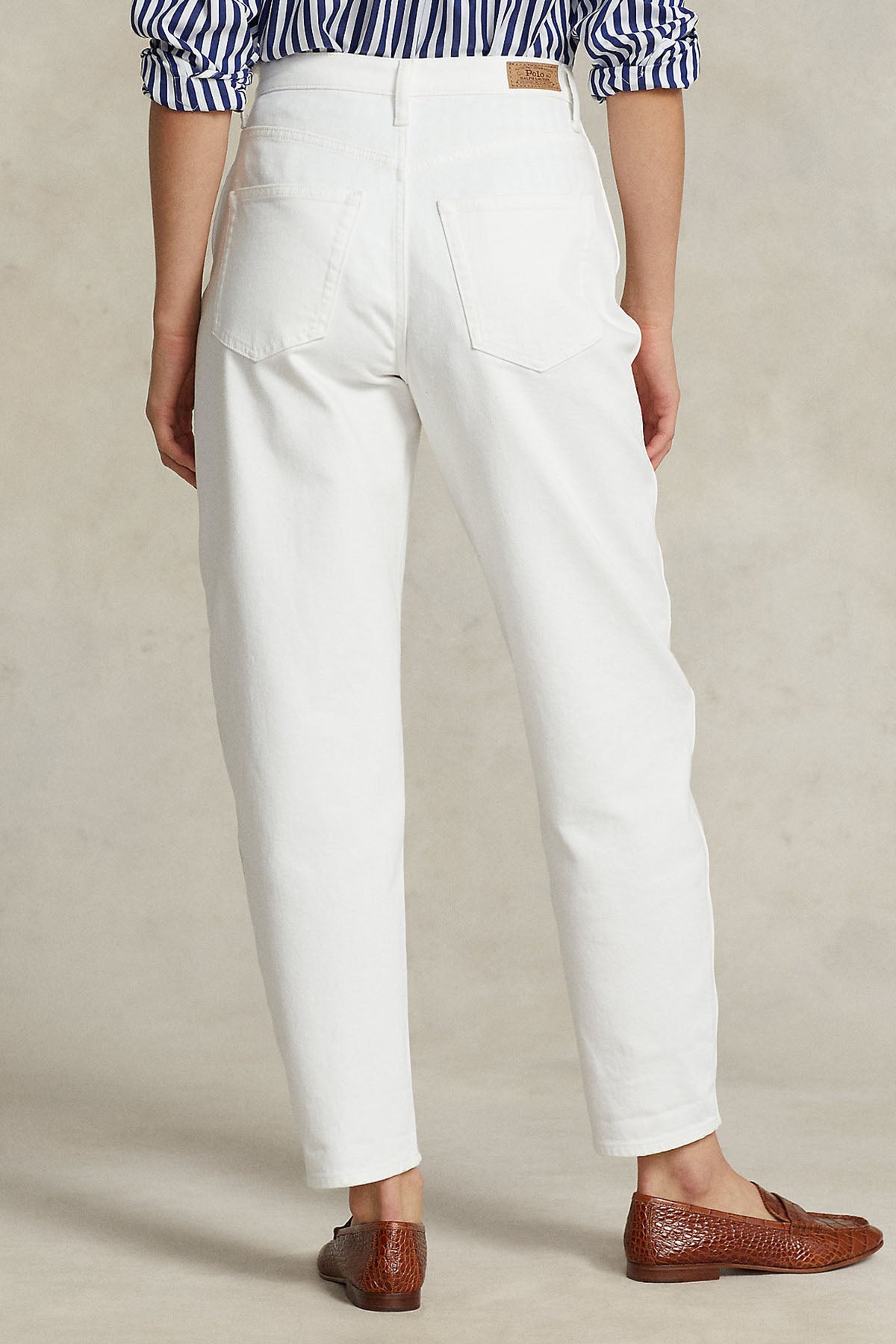 Polo Ralph Lauren Yüksek Bel Havuç Kesim Jeans-Libas Trendy Fashion Store