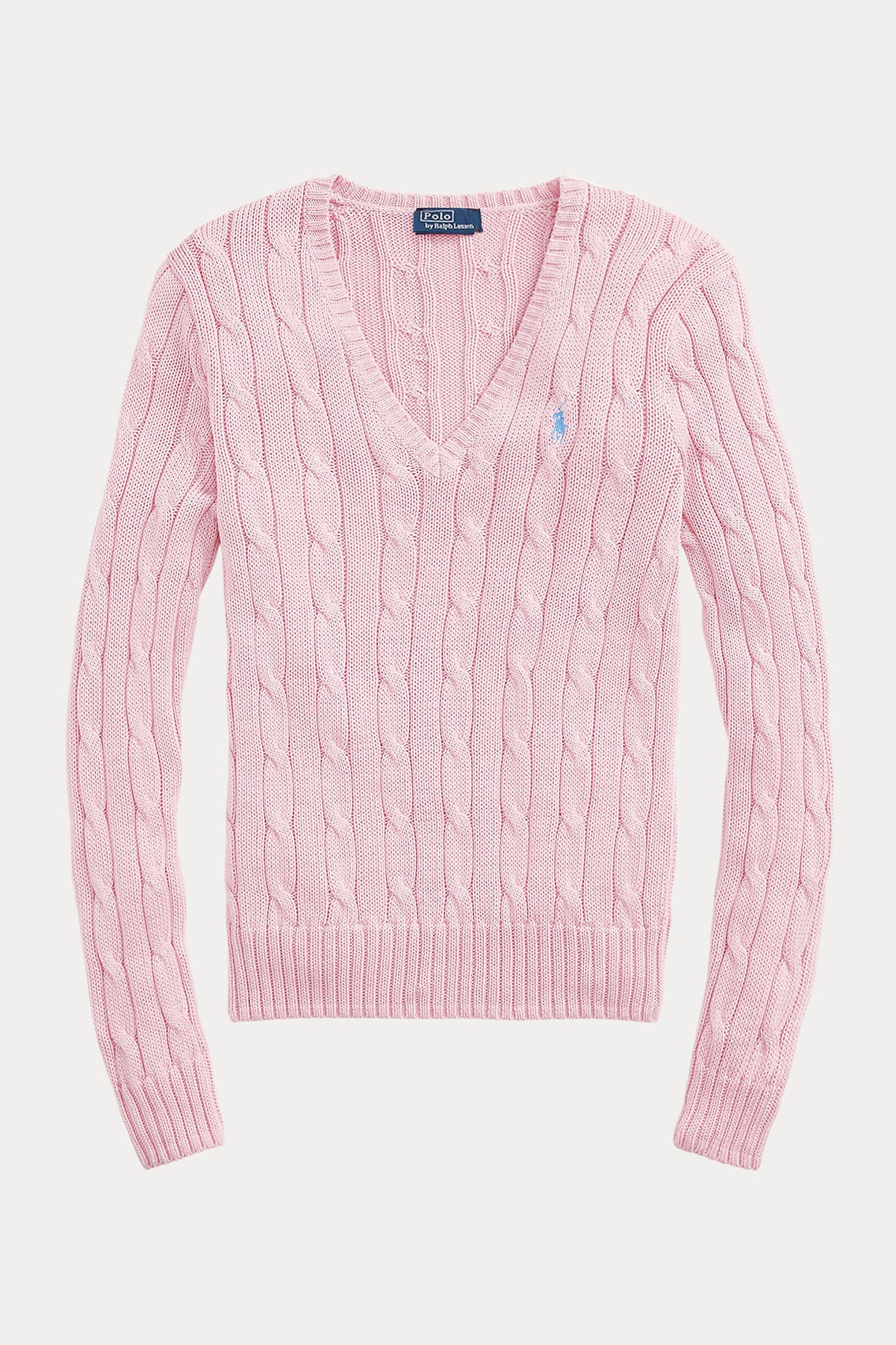 Polo Ralph Lauren Pima Cotton Slim Fit V Yaka Saç Örgü Triko-Libas Trendy Fashion Store