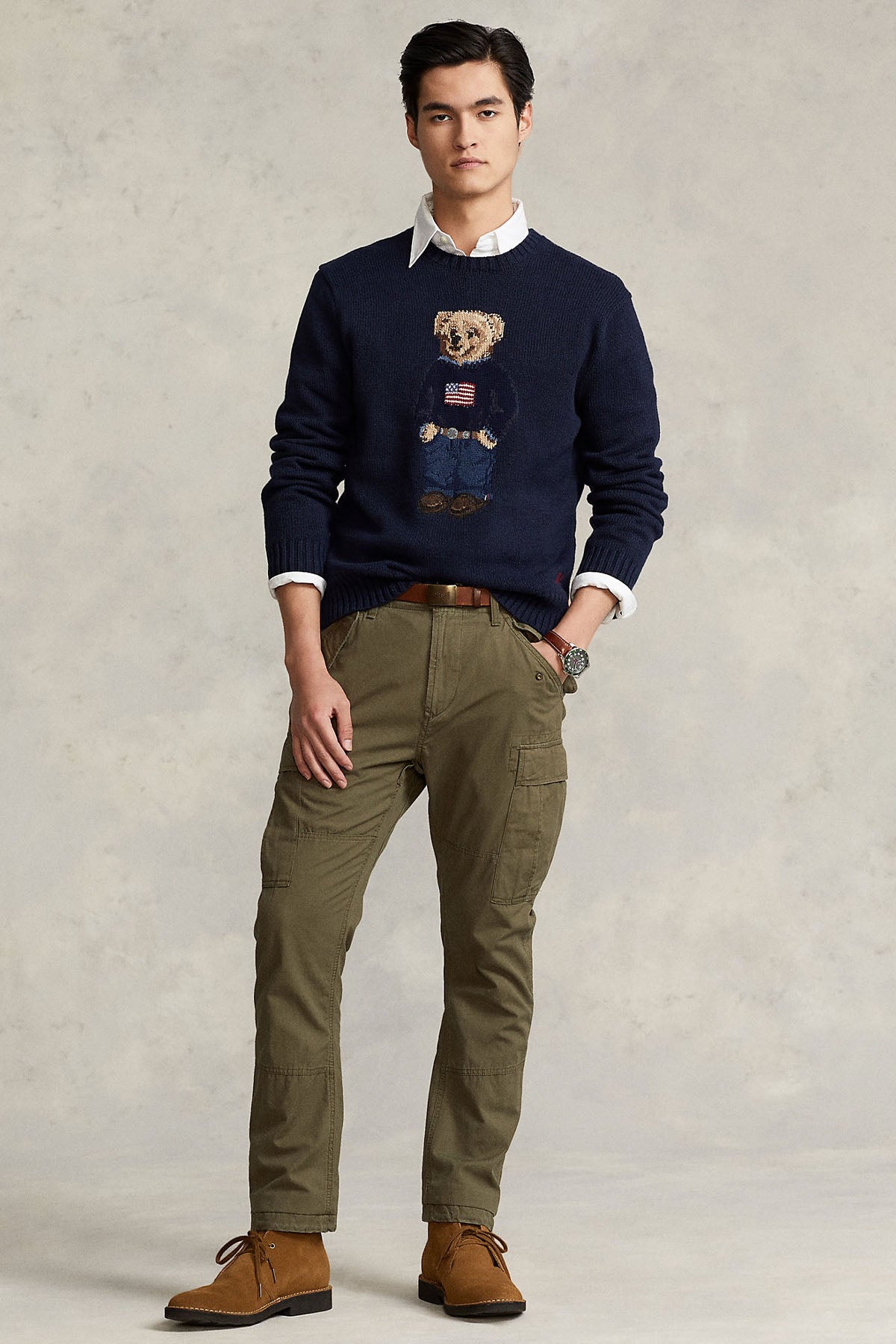 Polo Ralph Lauren Polo Bear Ketenli Örgü Triko-Libas Trendy Fashion Store