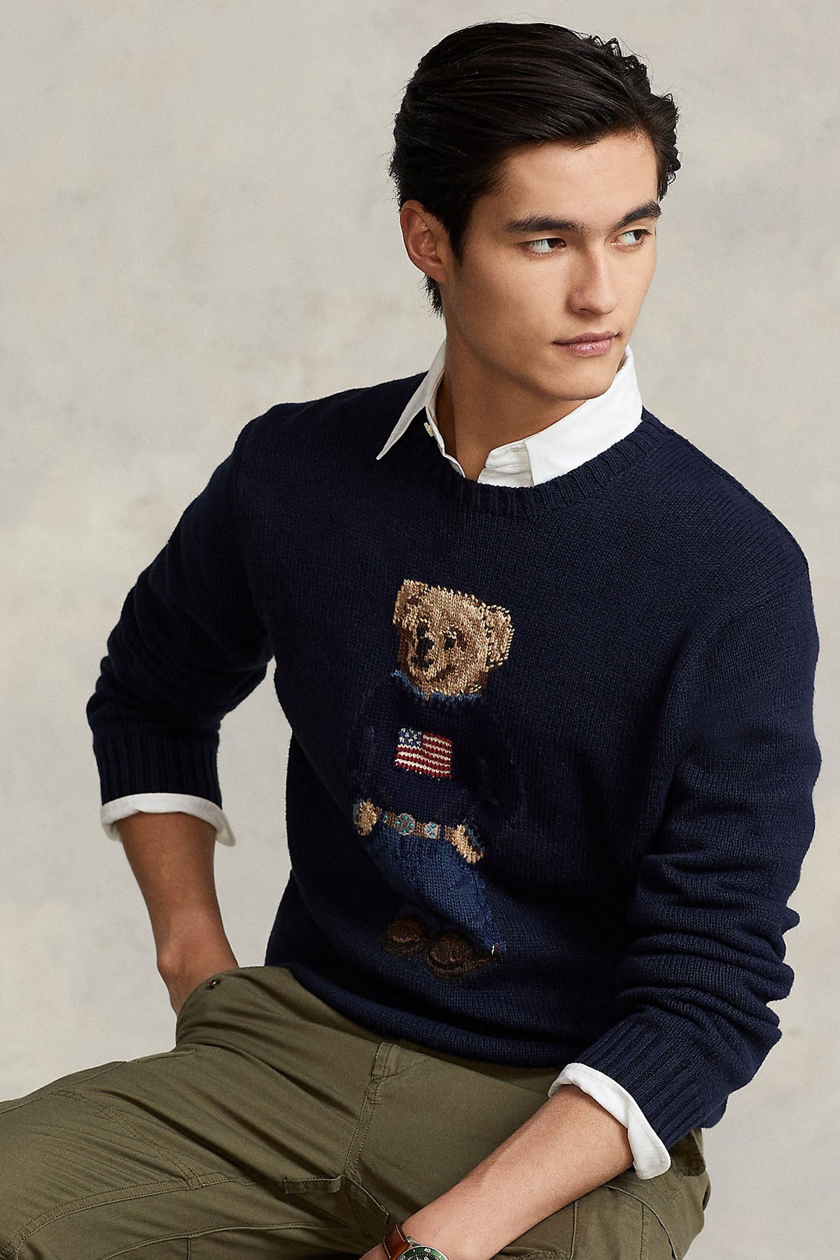 Polo Ralph Lauren Polo Bear Ketenli Örgü Triko-Libas Trendy Fashion Store
