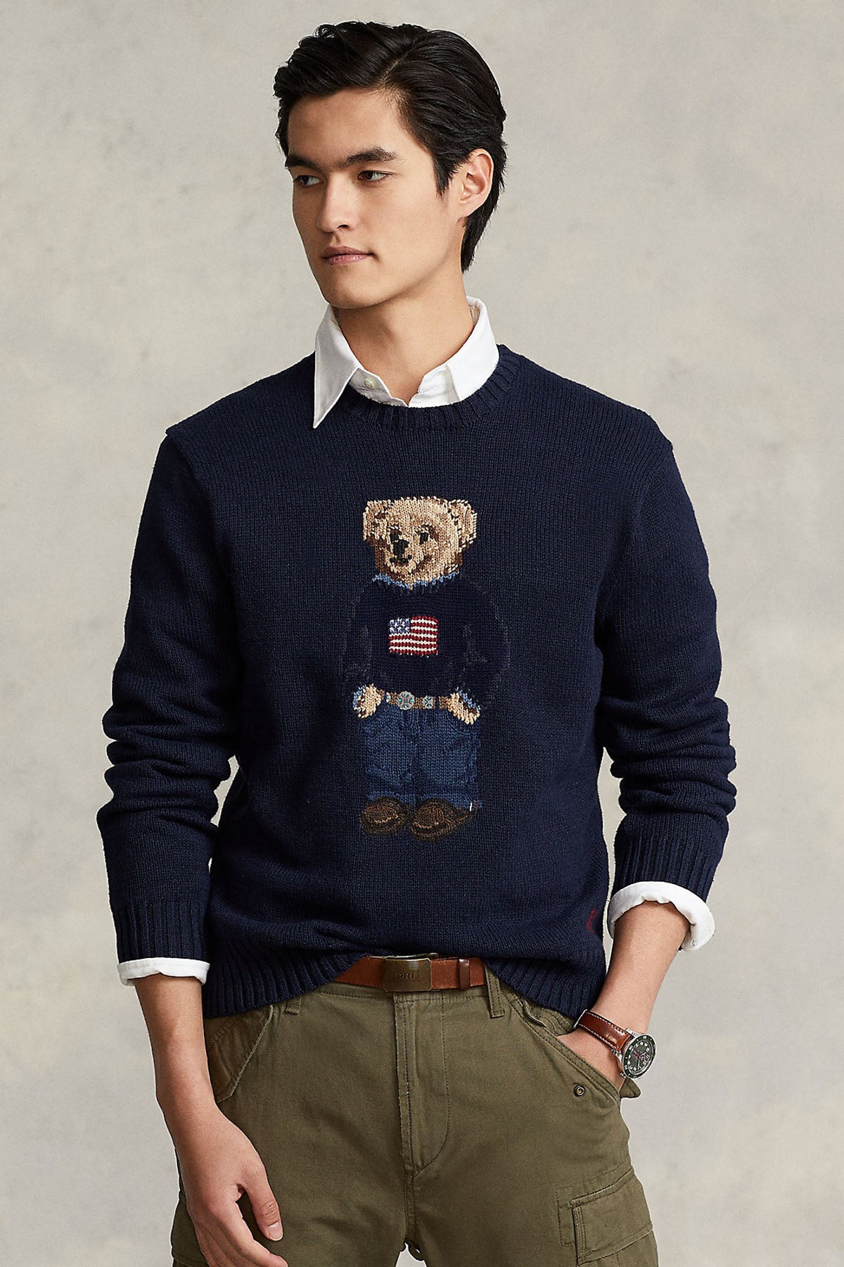 Polo Ralph Lauren Polo Bear Ketenli Örgü Triko-Libas Trendy Fashion Store