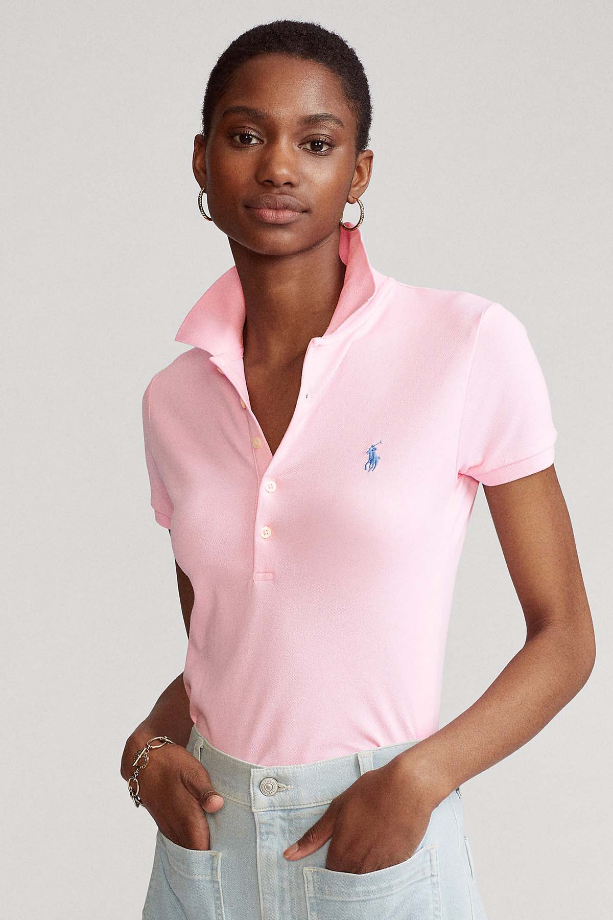 Polo Ralph Lauren Slim Fit Polo Yaka T-shirt-Libas Trendy Fashion Store