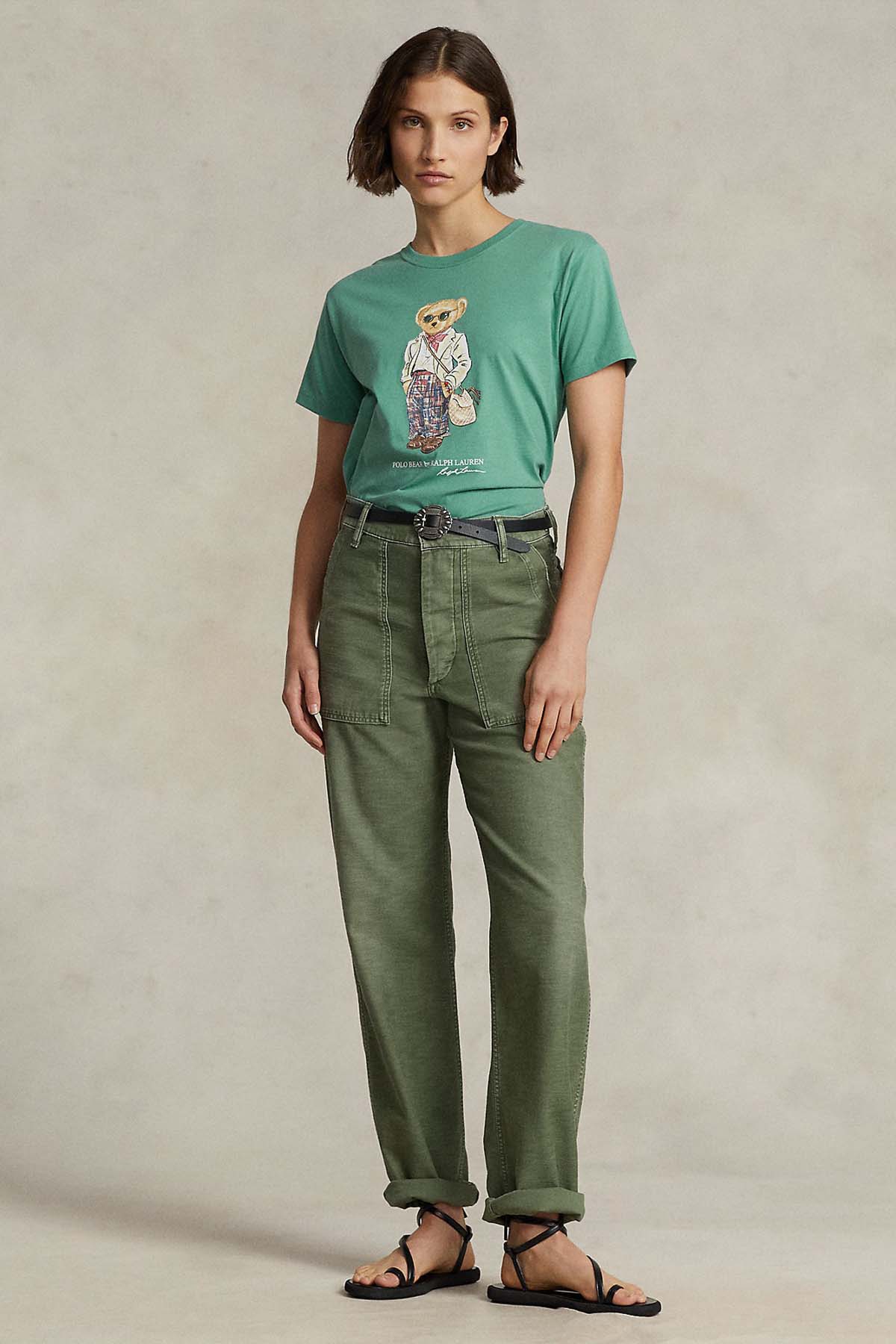 Polo Ralph Lauren Yuvarlak Yaka Polo Bear T-shirt-Libas Trendy Fashion Store