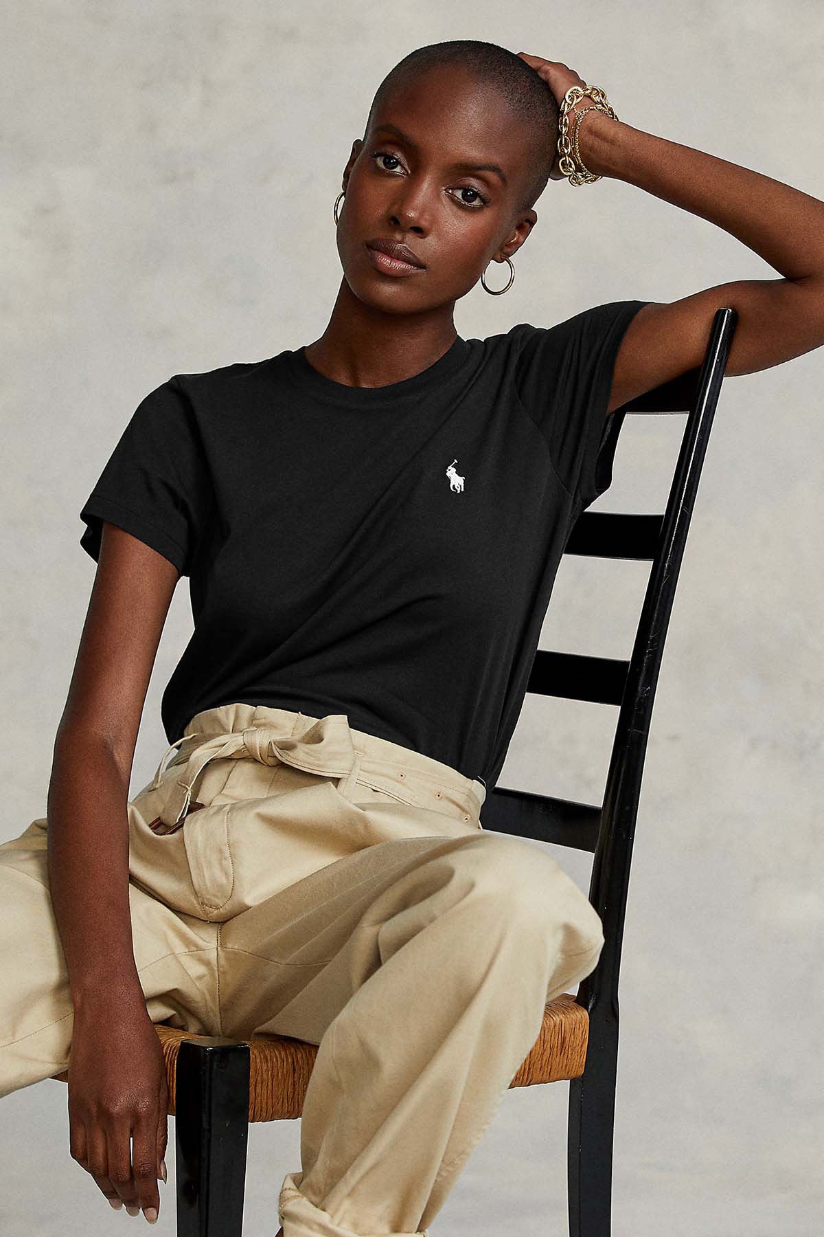 Polo Ralph Lauren Custom Fit Yuvarlak Yaka T-shirt-Libas Trendy Fashion Store