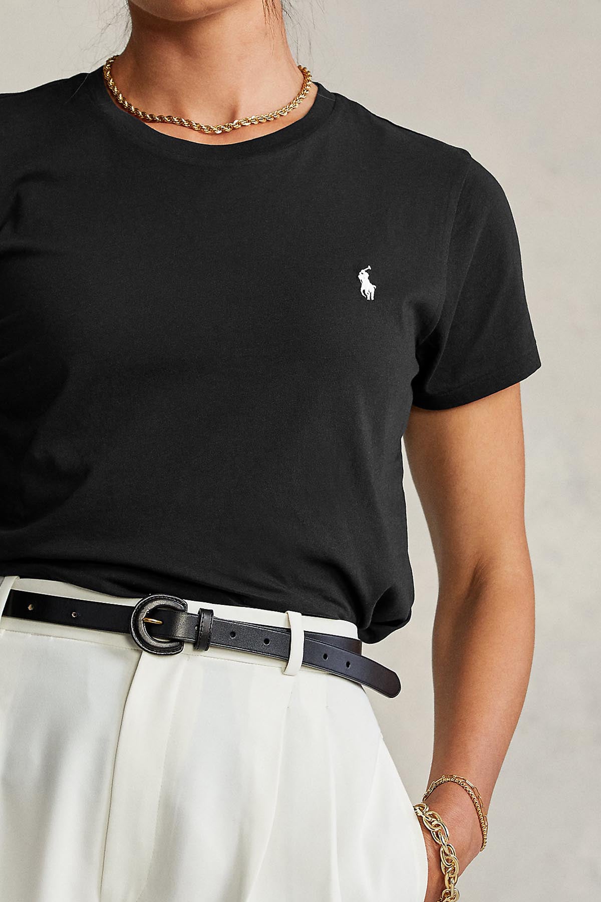 Polo Ralph Lauren Custom Fit Yuvarlak Yaka T-shirt-Libas Trendy Fashion Store