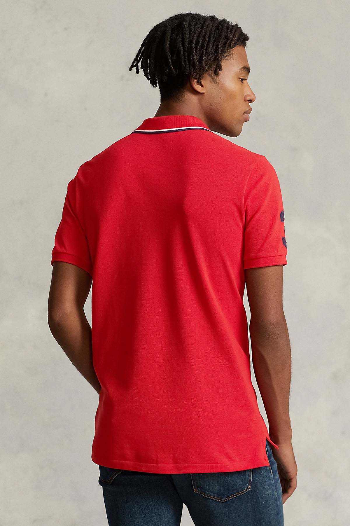 Polo Ralph Lauren Custom Fit Triple Pony Polo Yaka T-shirt-Libas Trendy Fashion Store