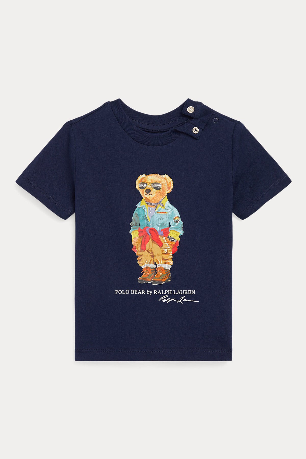Polo Ralph Lauren Kids 12-18 Aylık Erkek Bebek Polo Bear T-shirt-Libas Trendy Fashion Store