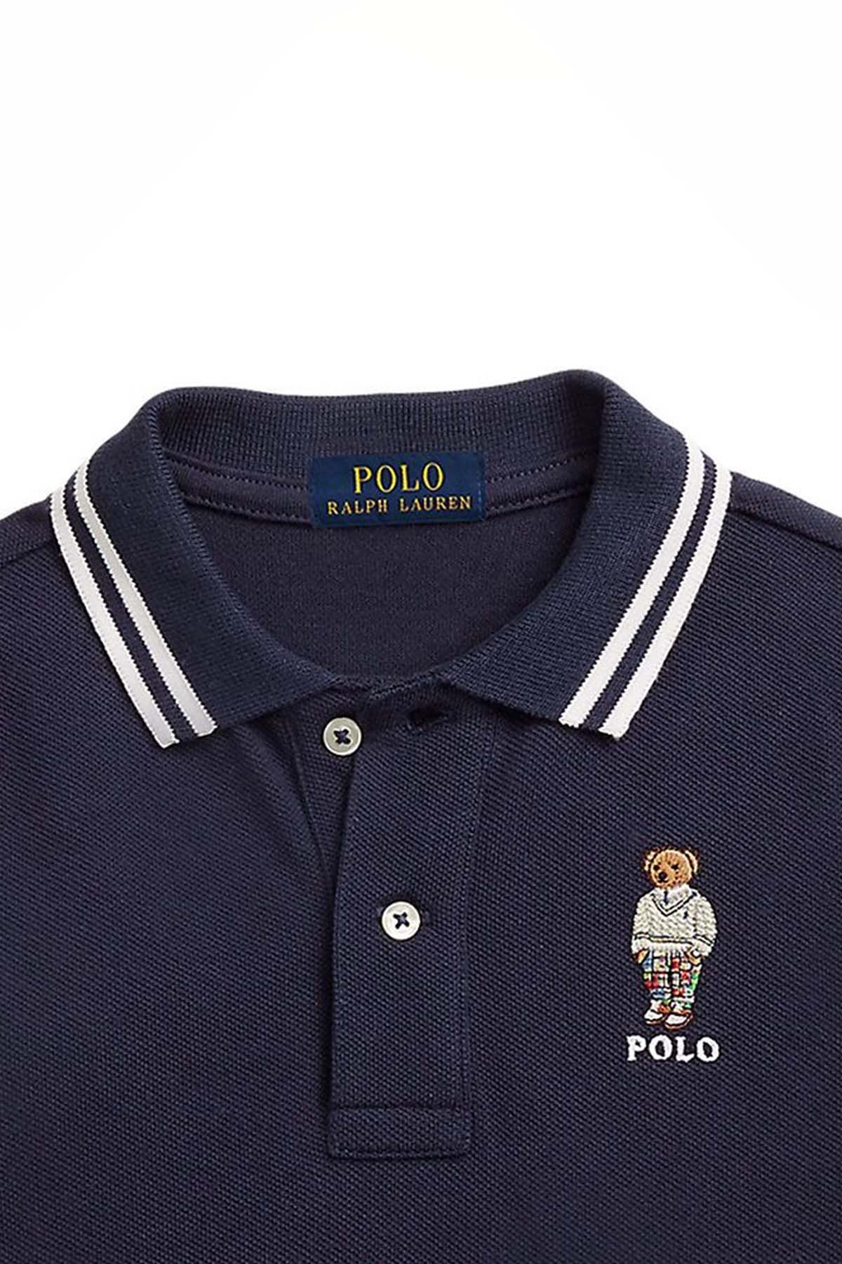 Polo Ralph Lauren Kids 7 Yaş Erkek Çocuk Polo Yaka Polo Bear T-shirt-Libas Trendy Fashion Store