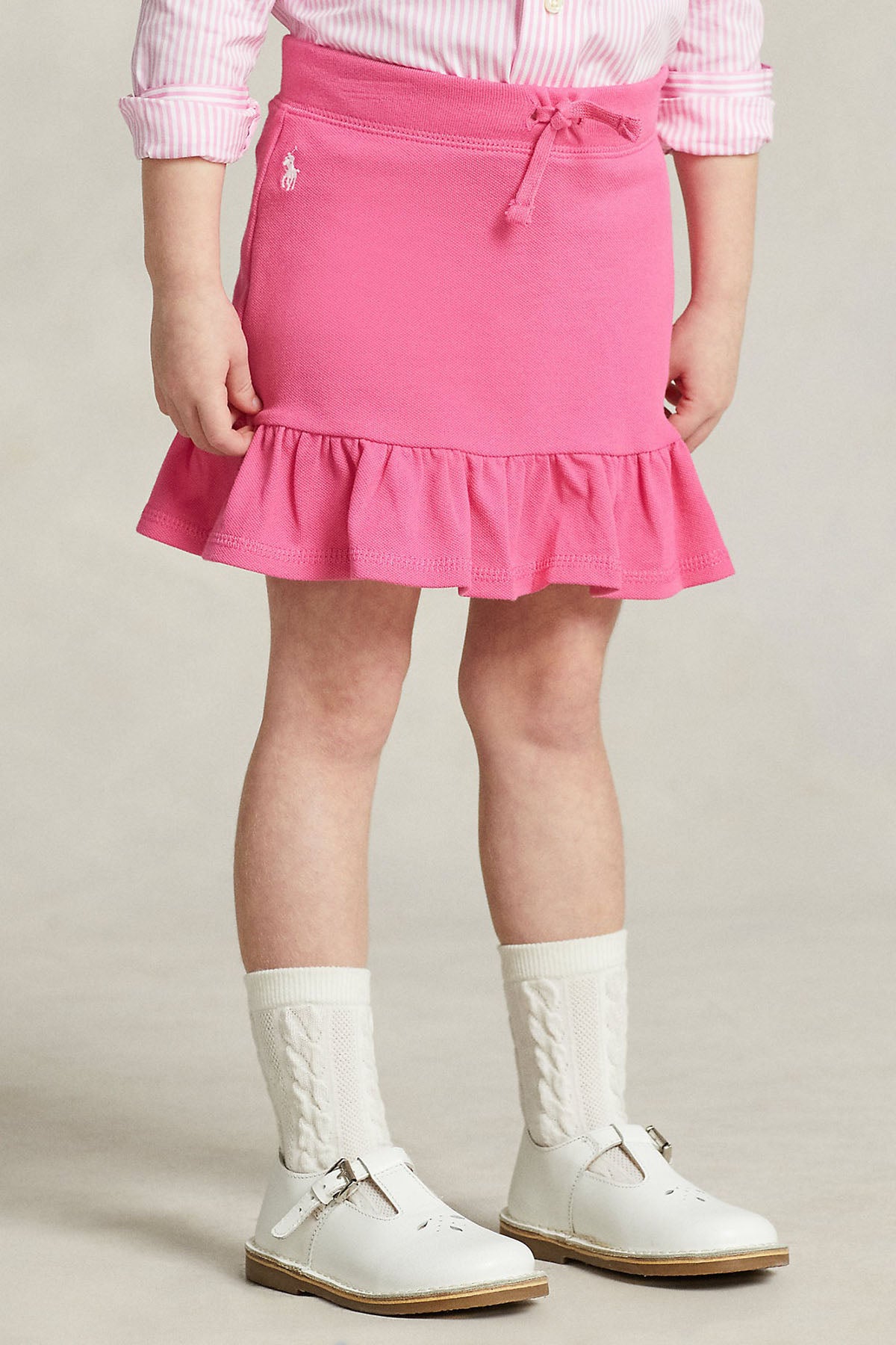 Polo Ralph Lauren Kids 5 Yaş Kendinden Şortlu Beli Lastikli Etek-Libas Trendy Fashion Store