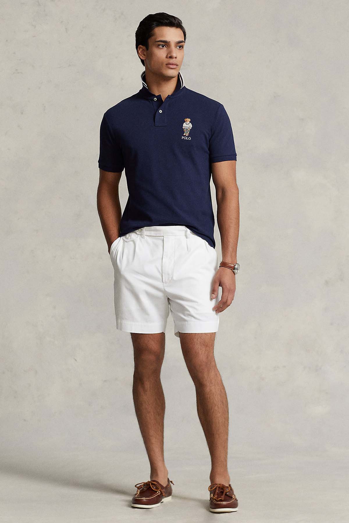 Polo Ralph Lauren Custom Slim Fit Polo Yaka Polo Bear T-shirt-Libas Trendy Fashion Store