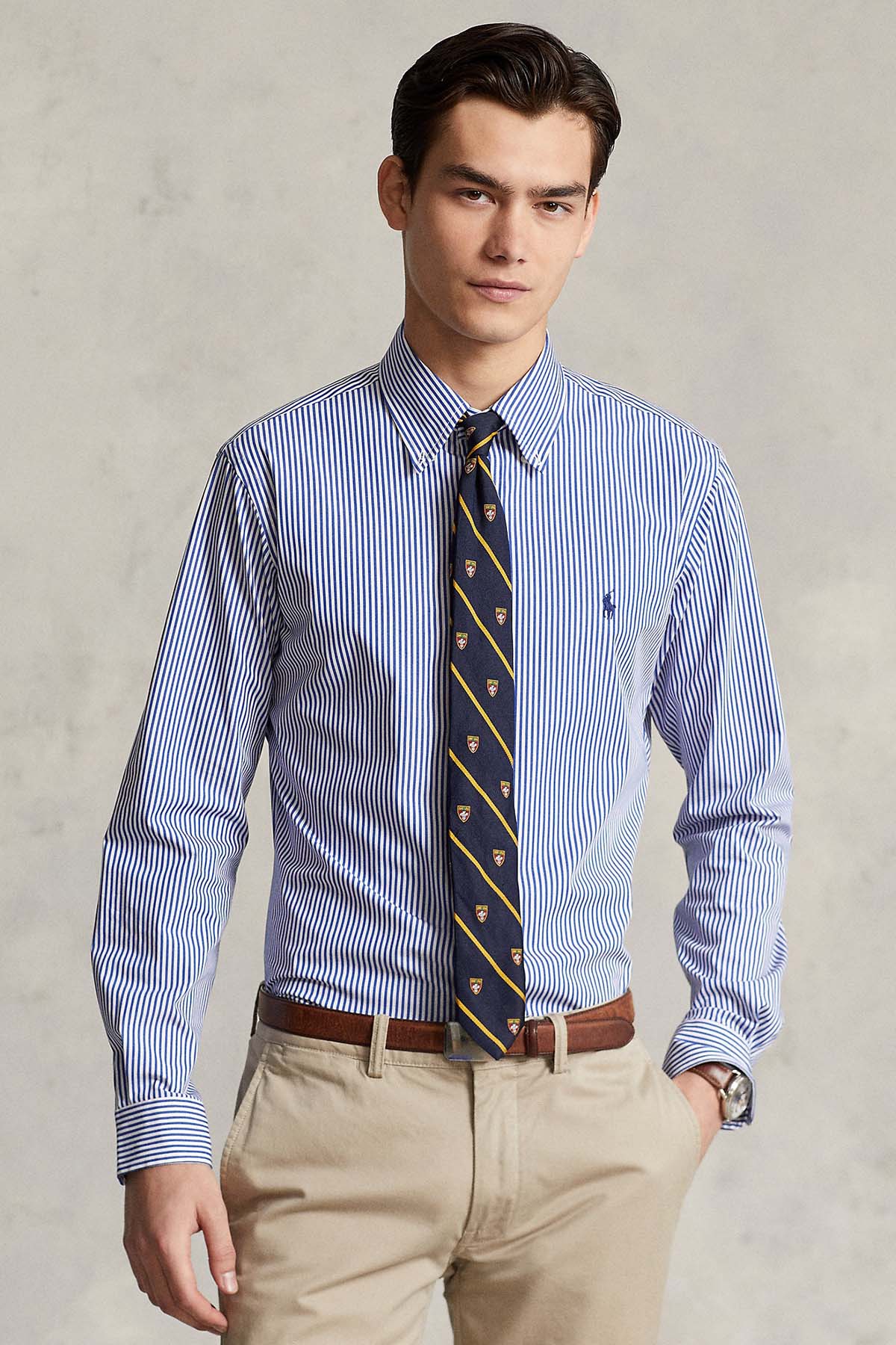 Polo Ralph Lauren Custom Fit Çizgili Streç Gömlek-Libas Trendy Fashion Store