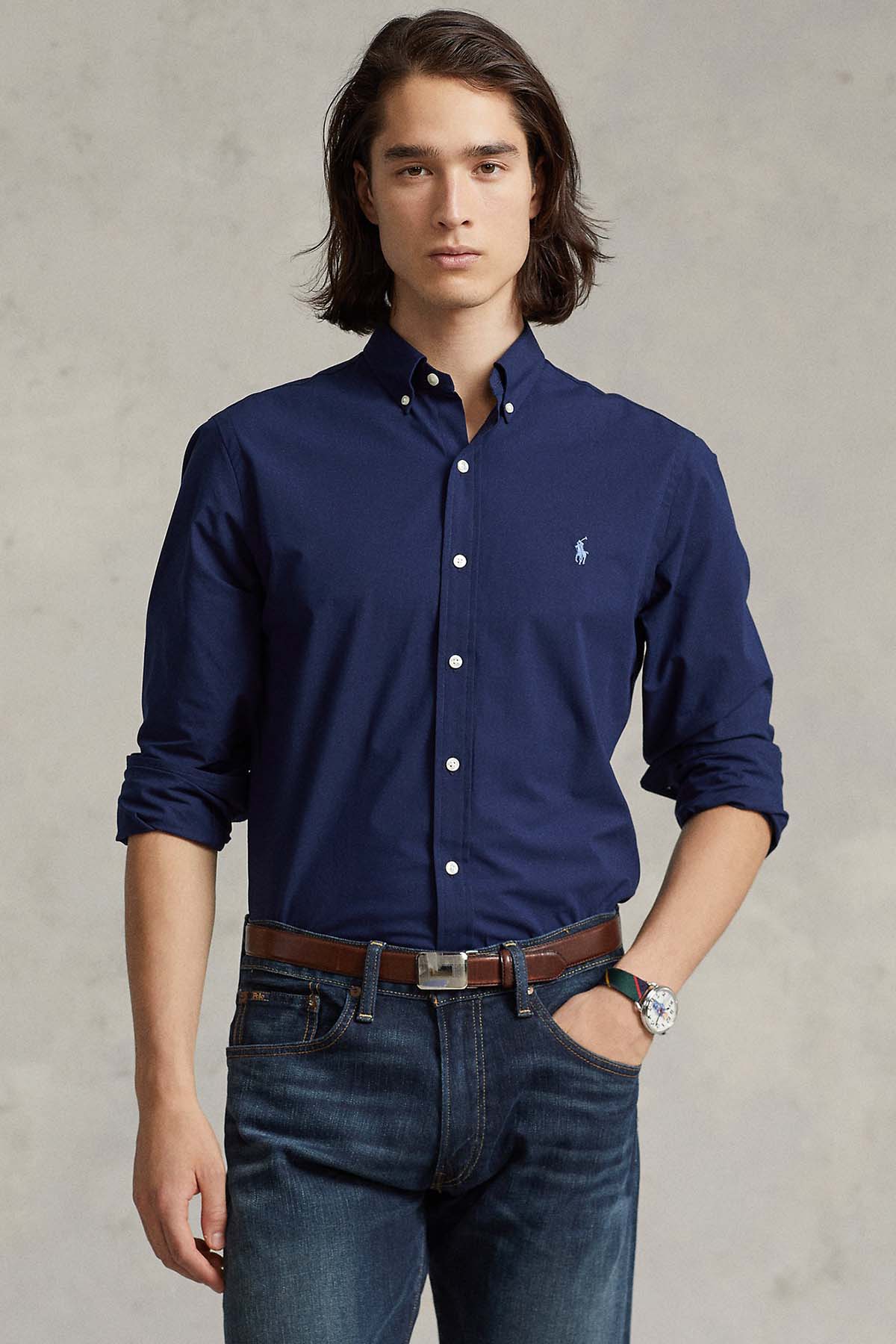 Polo Ralph Lauren Custom Fit Streç Gömlek-Libas Trendy Fashion Store