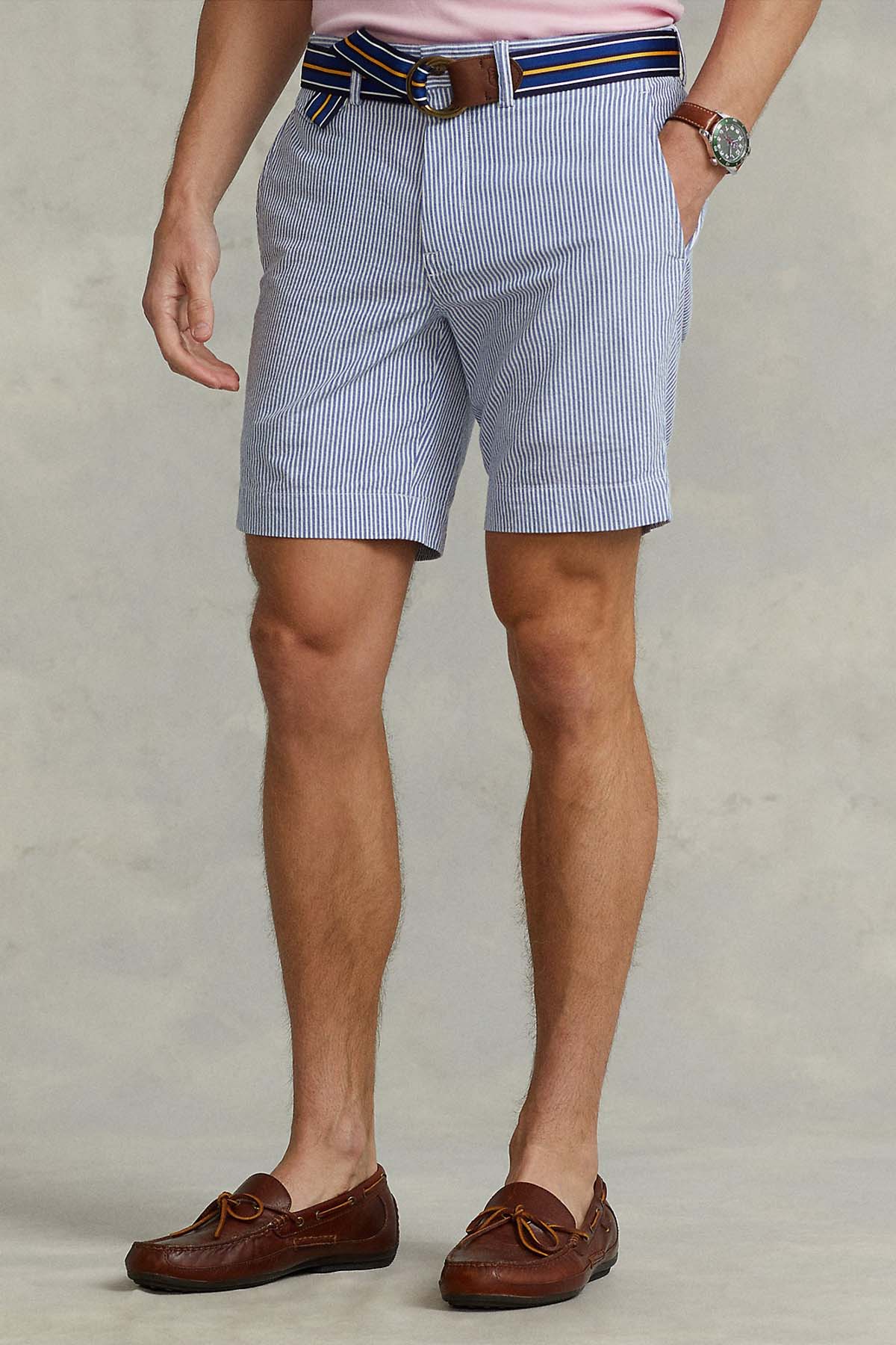 Polo Ralph Lauren Stretch Straight Fit Çizgili Şort-Libas Trendy Fashion Store