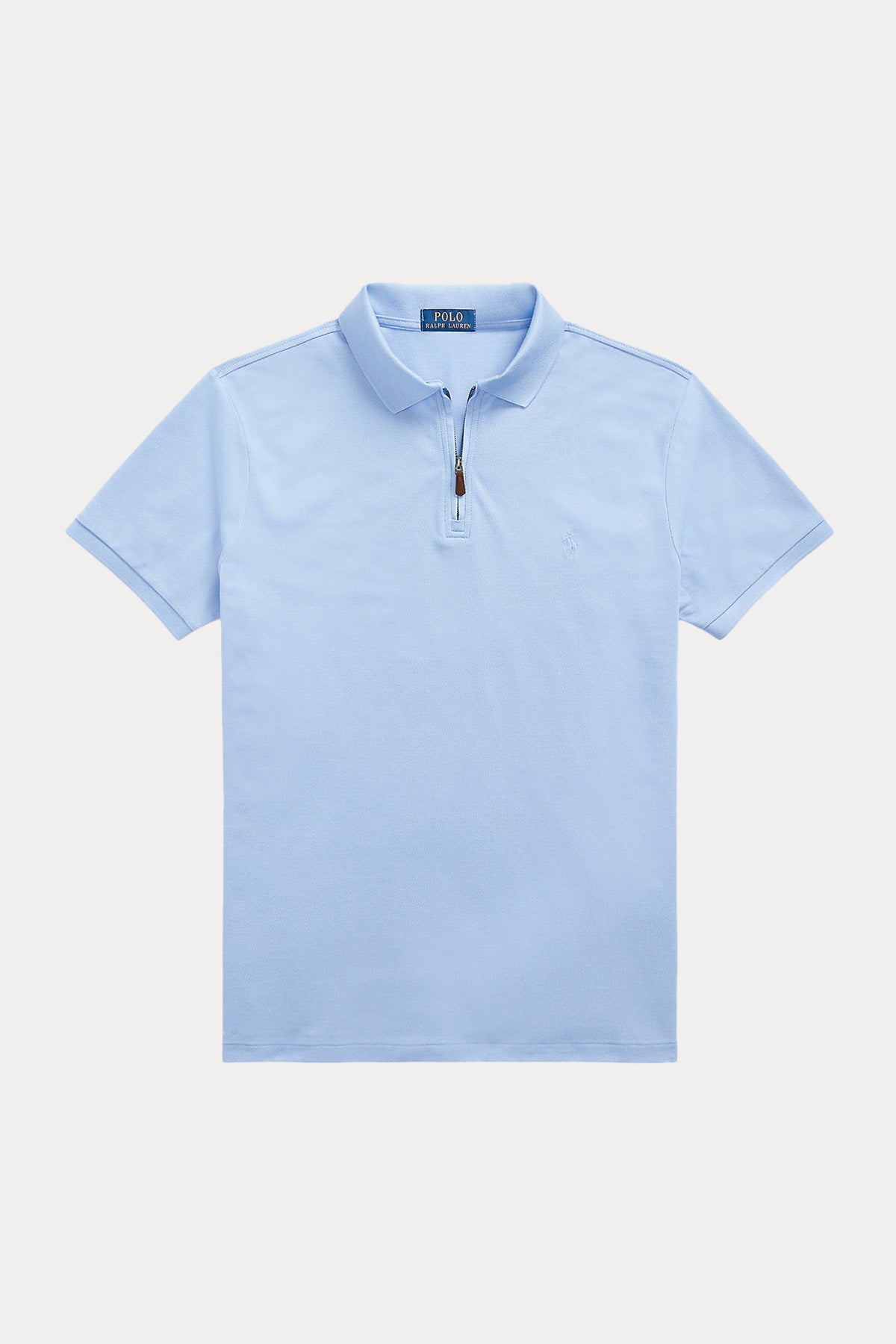 Polo Ralph Lauren Custom Slim Fit Stretch Mesh Fermuarlı Polo Yaka T-shirt-Libas Trendy Fashion Store