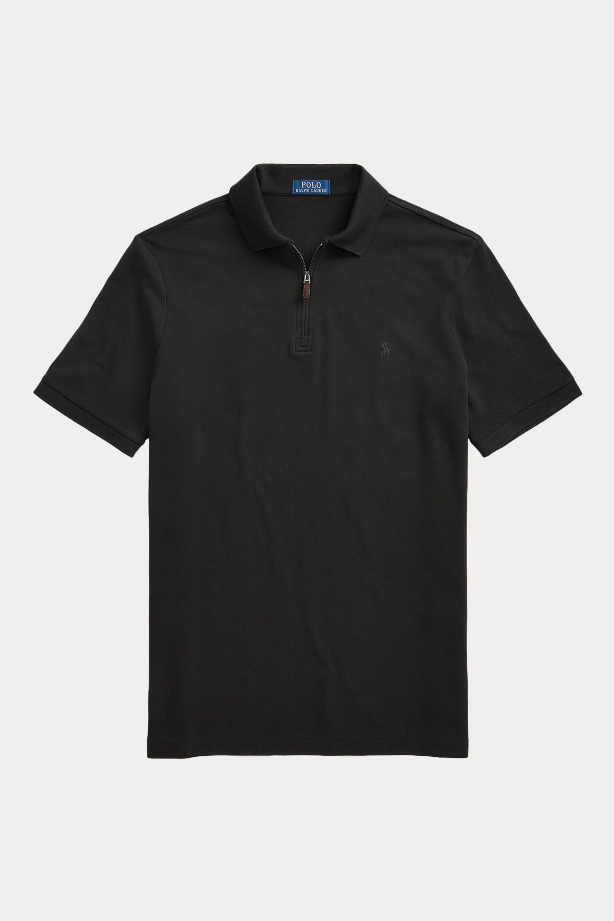 Polo Ralph Lauren Custom Slim Fit Stretch Mesh Fermuarlı Polo Yaka T-shirt-Libas Trendy Fashion Store