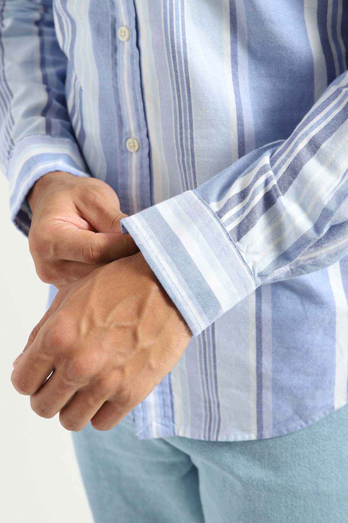 Polo Ralph Lauren Slim Fit Çizgili Oxford Gömlek-Libas Trendy Fashion Store