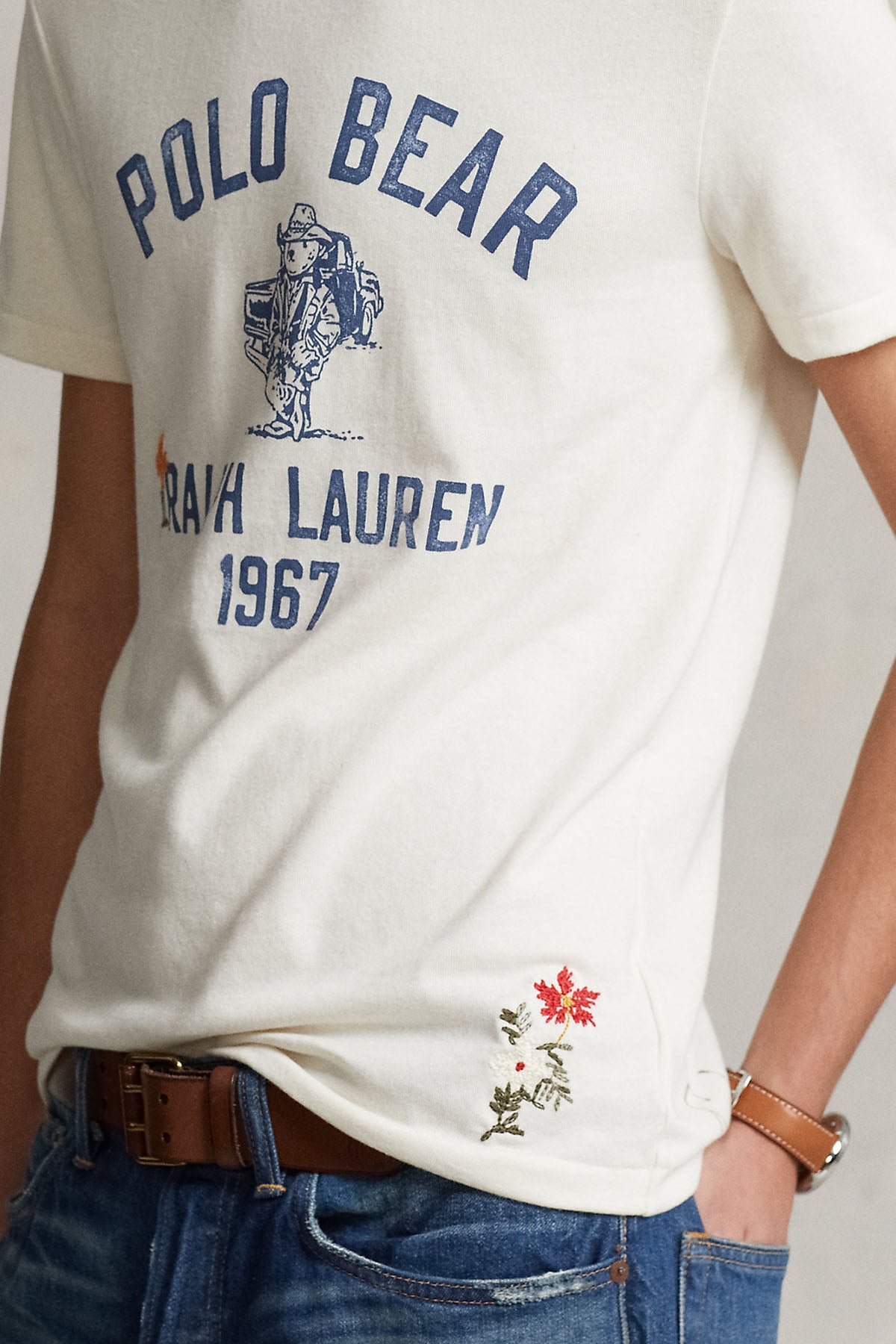 Polo Ralph Lauren Polo Bear Custom Slim Fit T-shirt-Libas Trendy Fashion Store