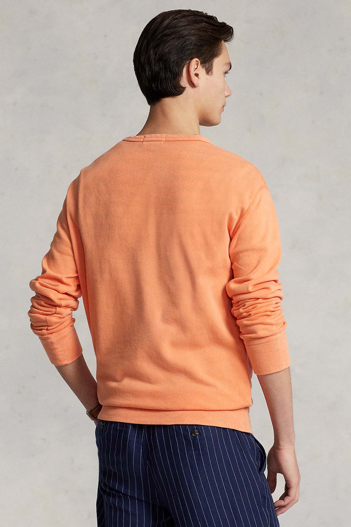 Polo Ralph Lauren Yuvarlak Yaka Yıkamalı İçi Şardonlu Sweatshirt-Libas Trendy Fashion Store