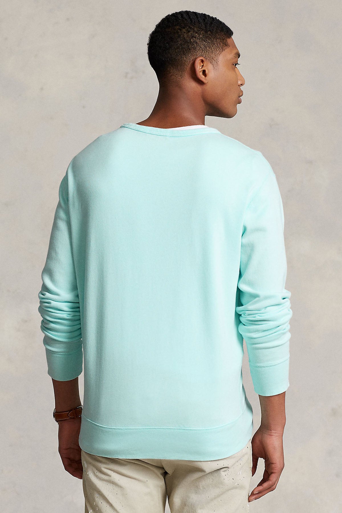 Polo Ralph Lauren Yuvarlak Yaka Yıkamalı İçi Şardonlu Sweatshirt-Libas Trendy Fashion Store