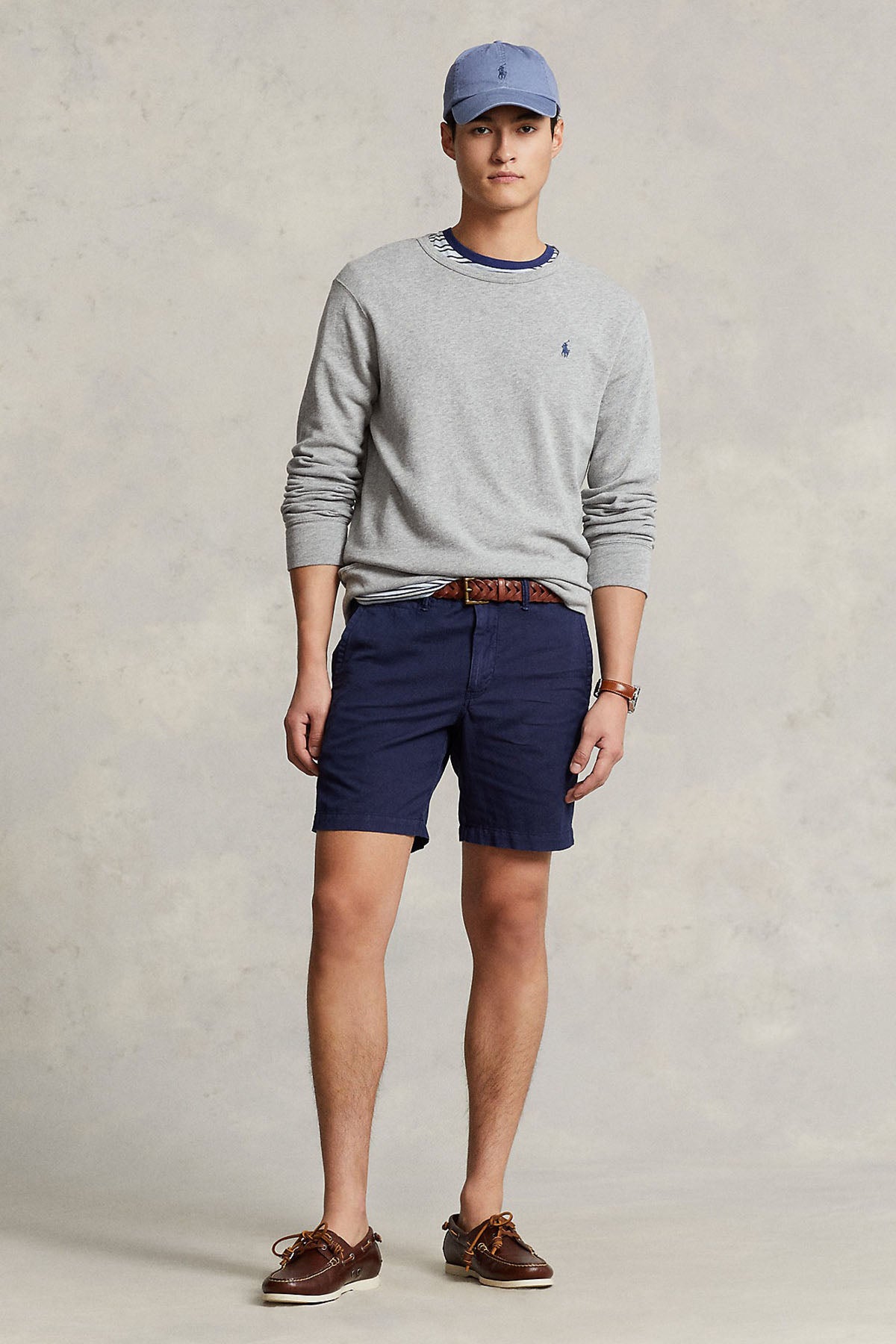 Polo Ralph Lauren Yuvarlak Yaka Yıkamalı İçi Şardonlu Sweatshirt-Libas Trendy Fashion Store