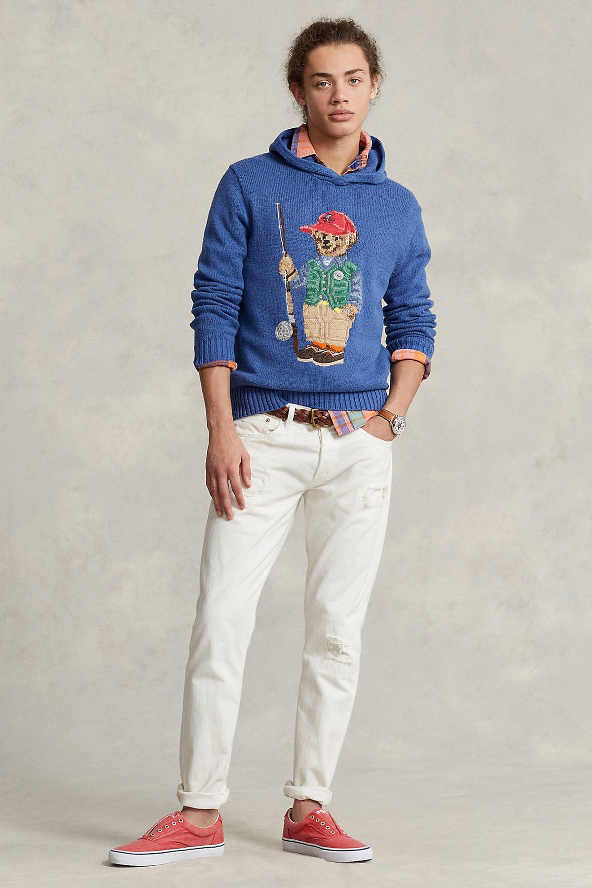 Polo Ralph Lauren Polo Bear Kapüşonlu Örgü Triko-Libas Trendy Fashion Store