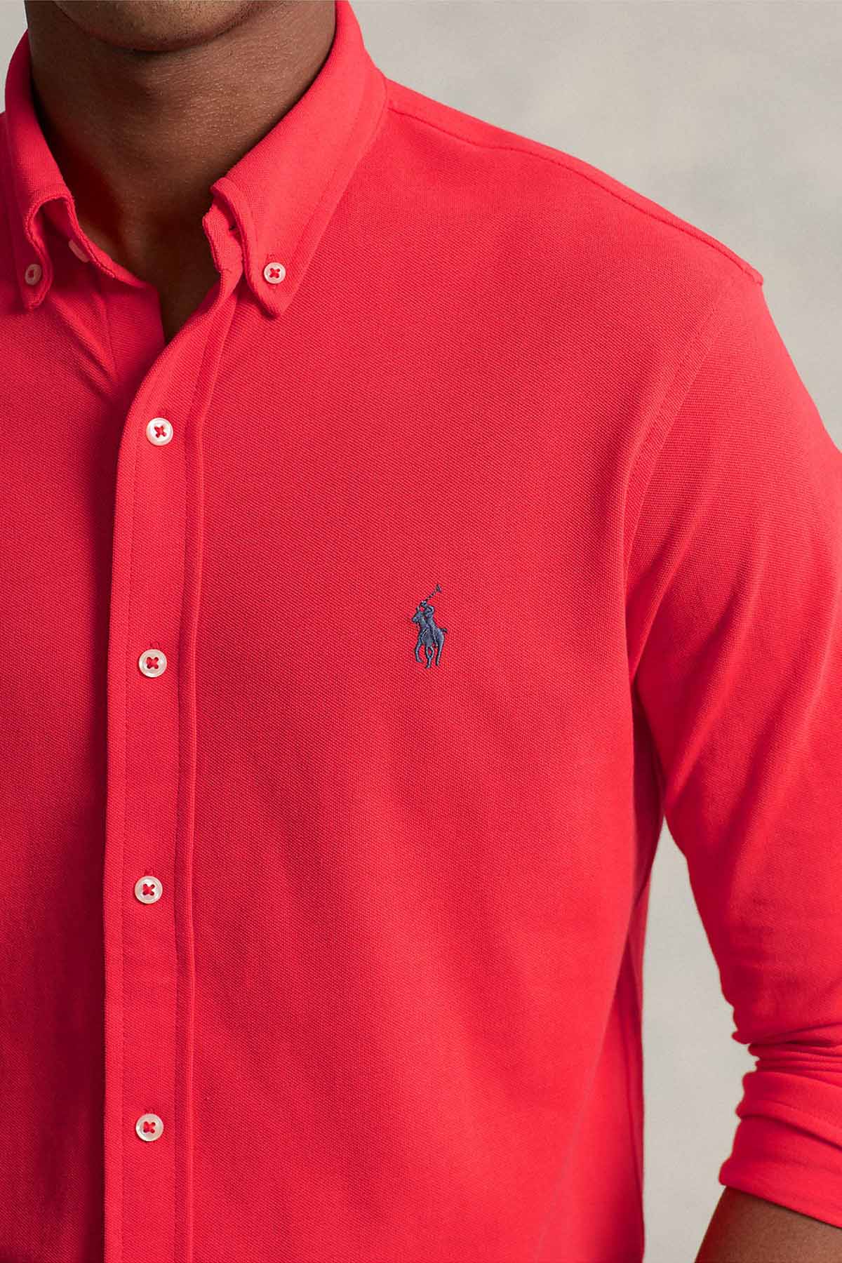 Polo Ralph Lauren Custom Fit Featherweight Mesh Gömlek-Libas Trendy Fashion Store