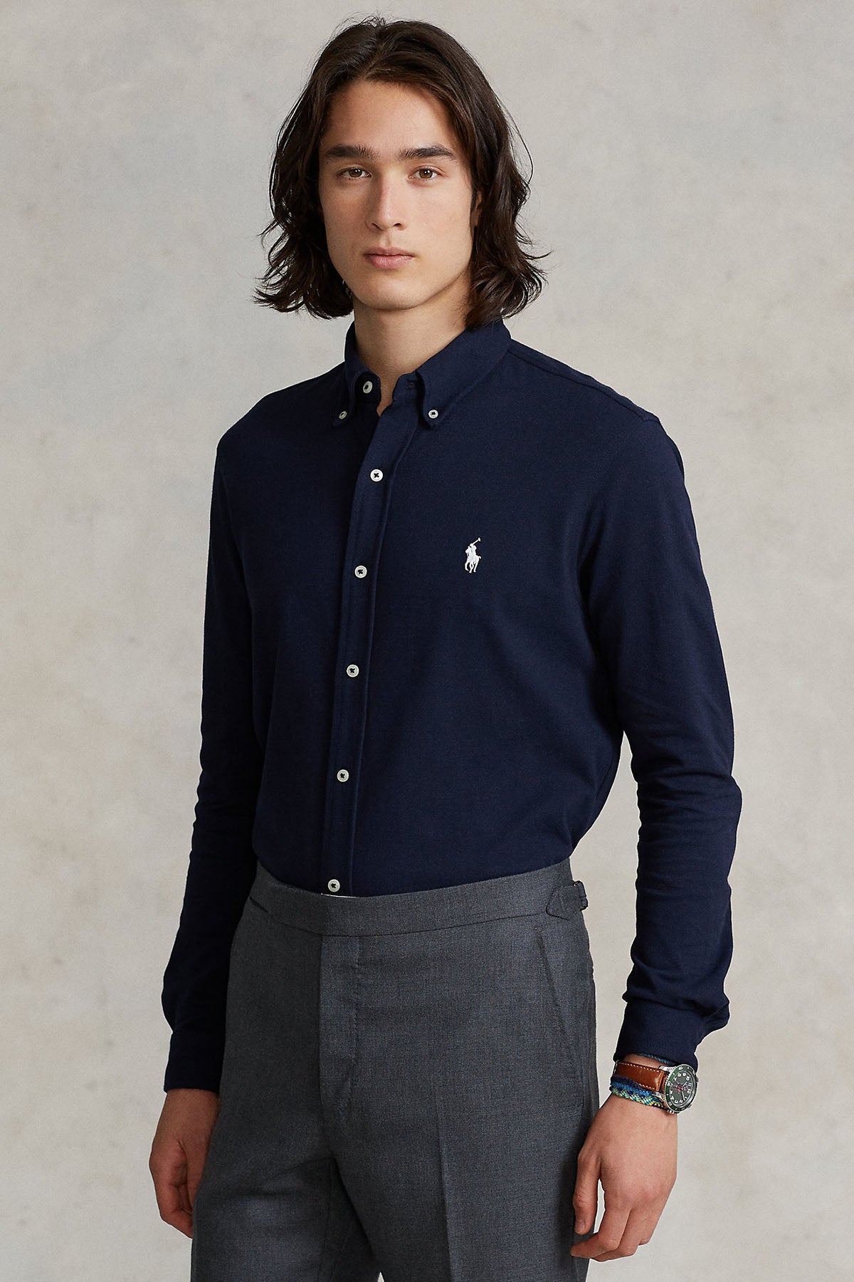 Polo Ralph Lauren Custom Fit Featherweight Mesh Gömlek-Libas Trendy Fashion Store