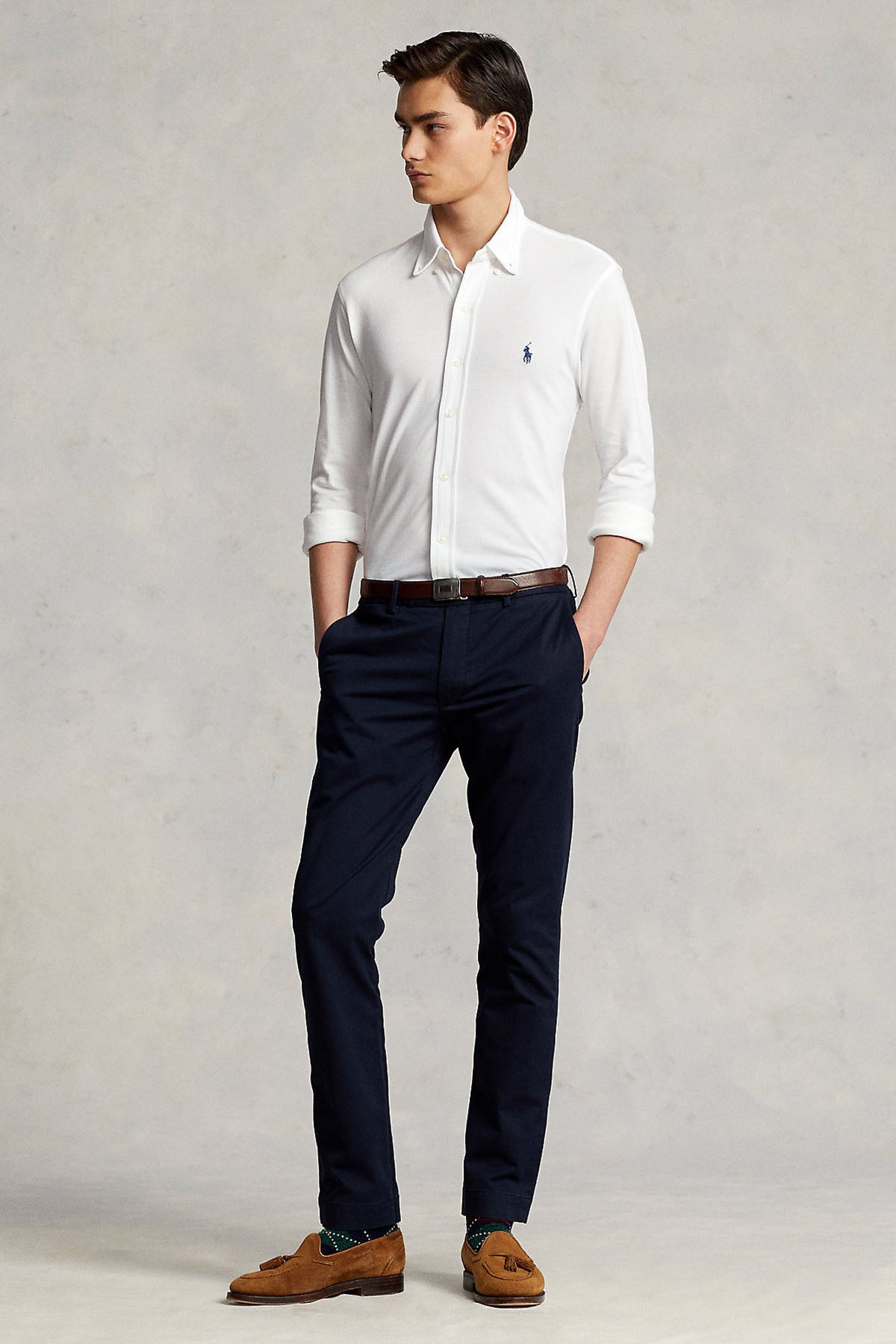 Polo Ralph Lauren Custom Fit Featherweight Mesh Gömlek-Libas Trendy Fashion Store