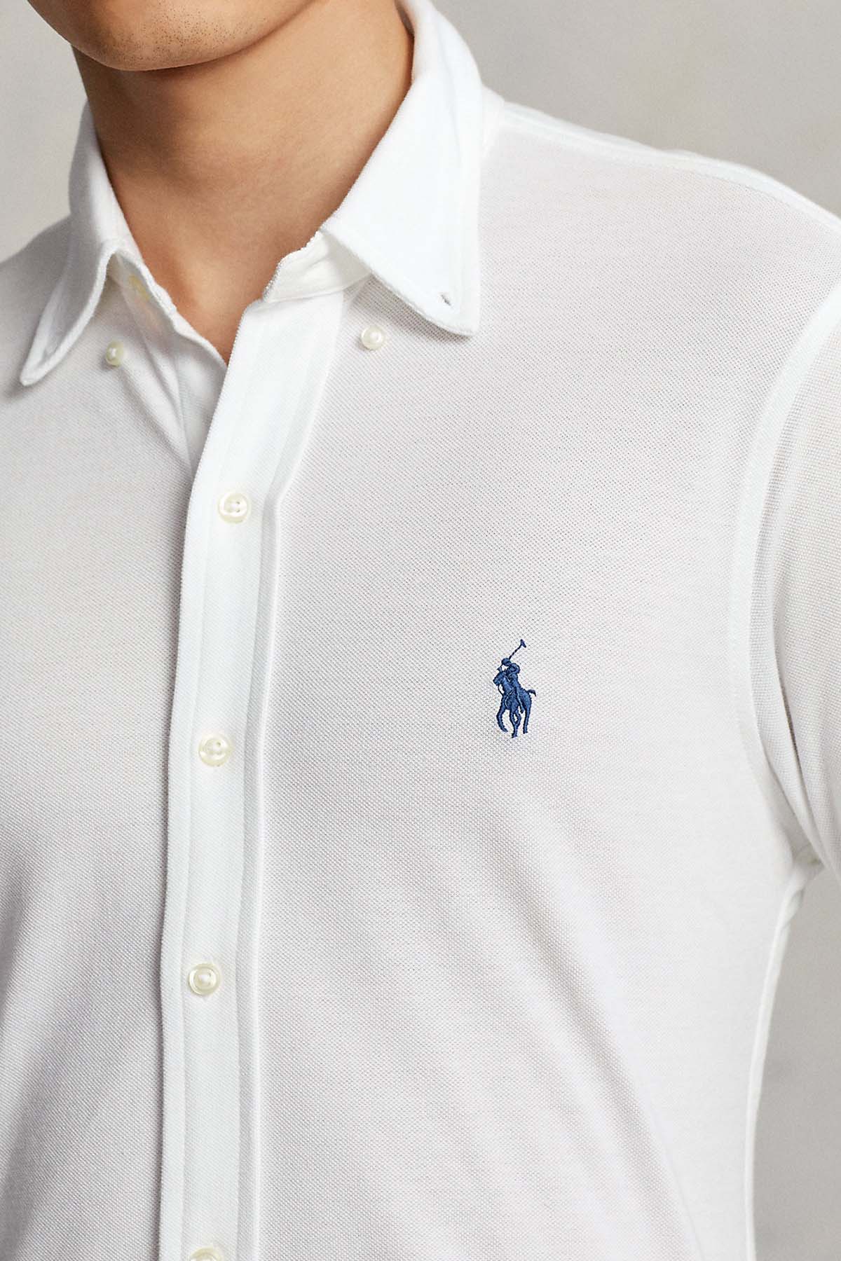Polo Ralph Lauren Custom Fit Featherweight Mesh Gömlek-Libas Trendy Fashion Store