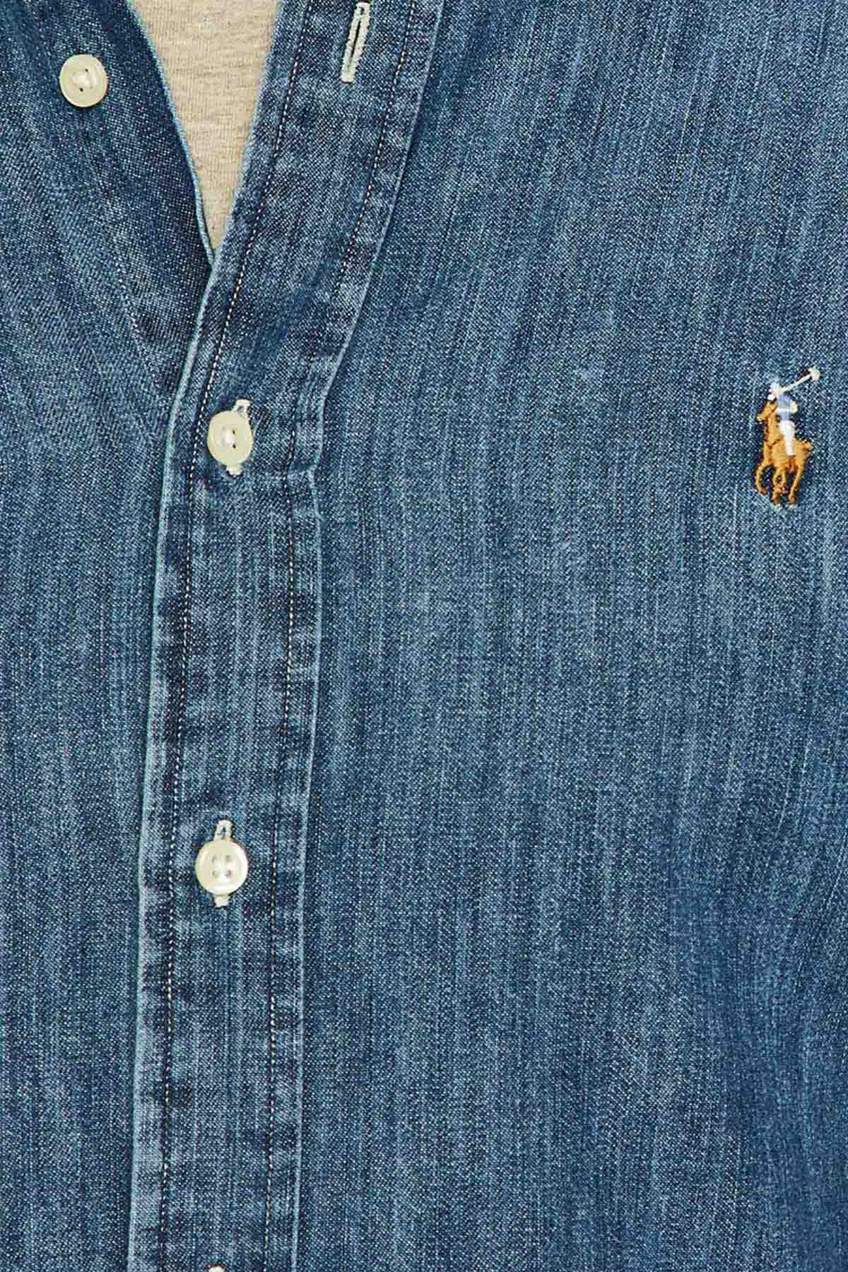 Polo Ralph Lauren Slim Fit Denim Gömlek-Libas Trendy Fashion Store
