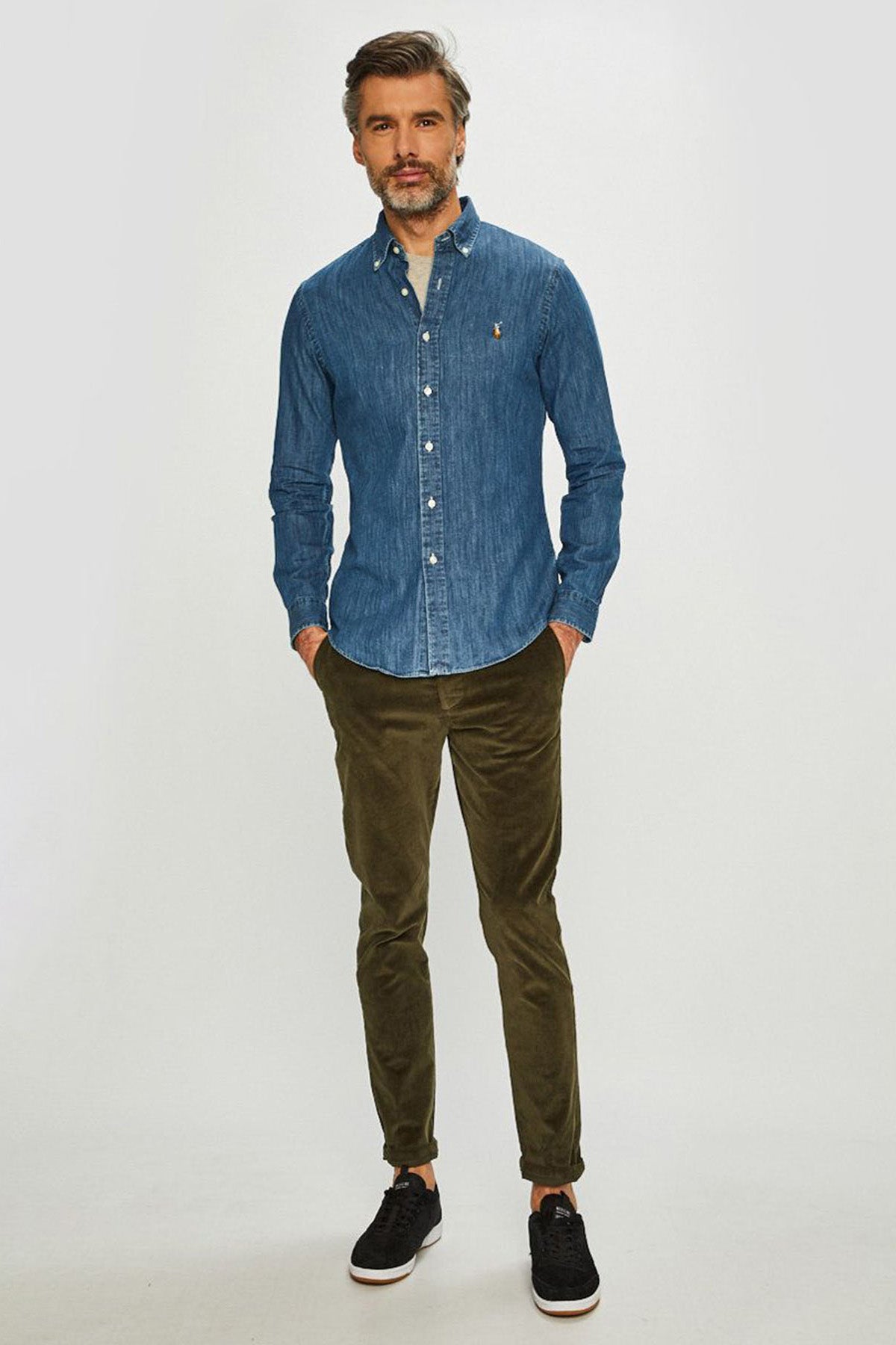 Polo Ralph Lauren Slim Fit Denim Gömlek-Libas Trendy Fashion Store