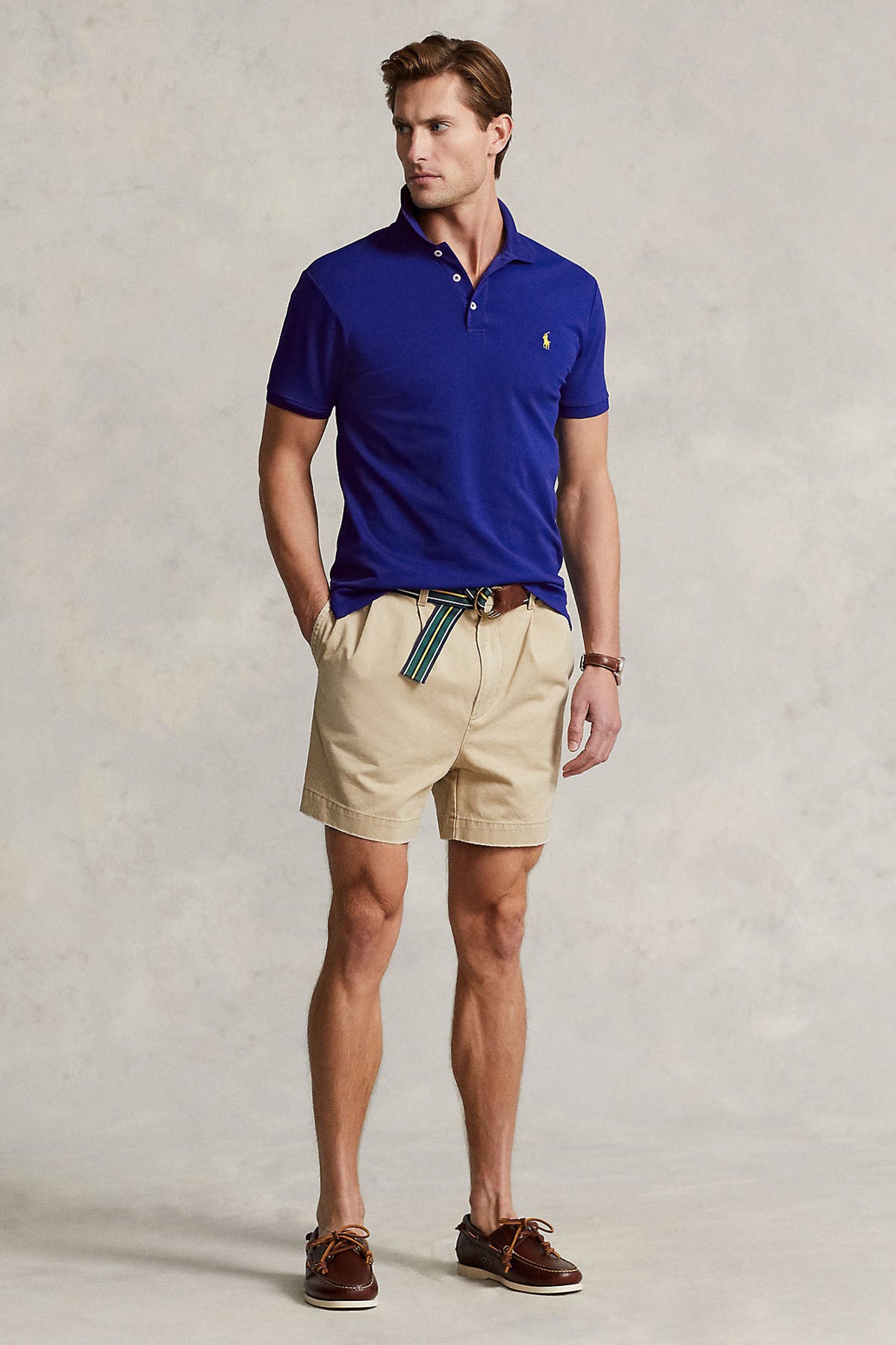 Polo Ralph Lauren Slim Fit Stretch Mesh Polo Yaka T-shirt-Libas Trendy Fashion Store